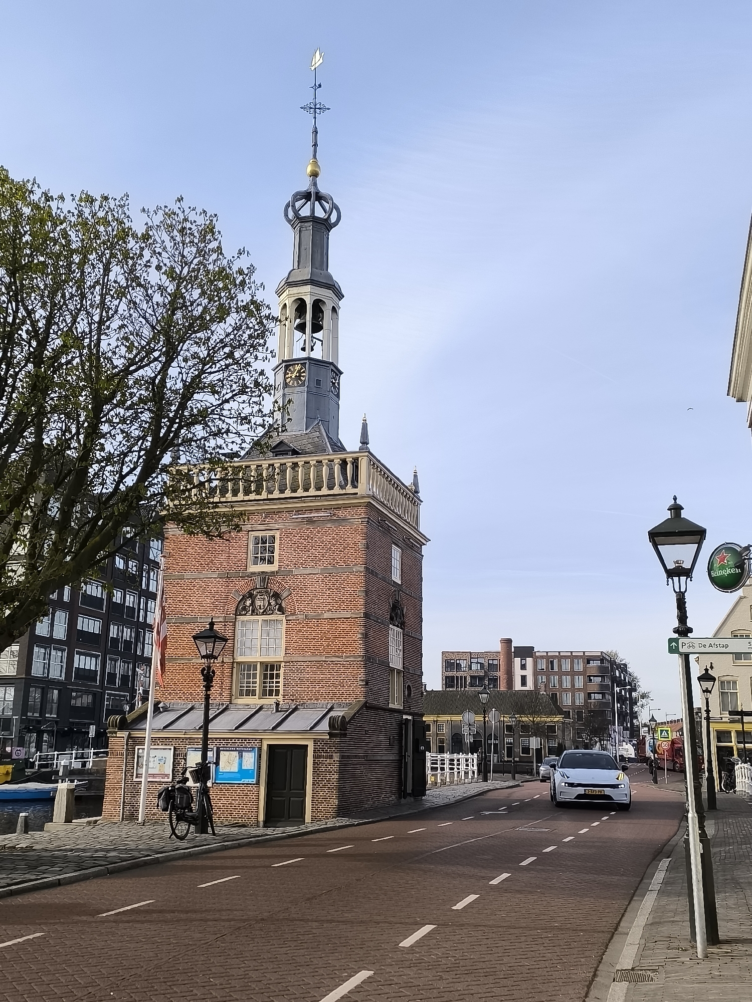 Morning scenes captured around historic Alkmaar landmarks