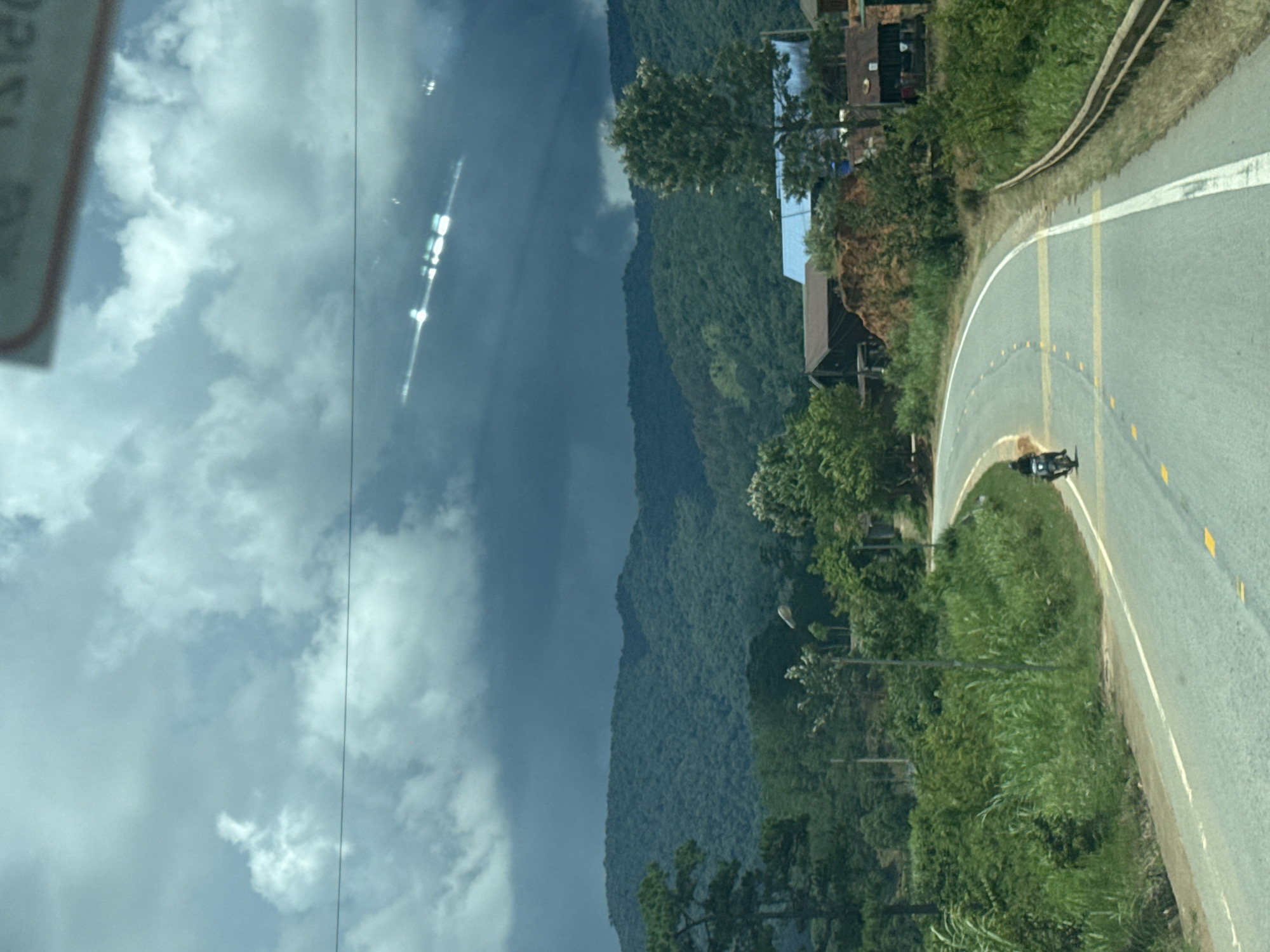 Rural road journey through Tu Póh Vietnam's mountainous landscape