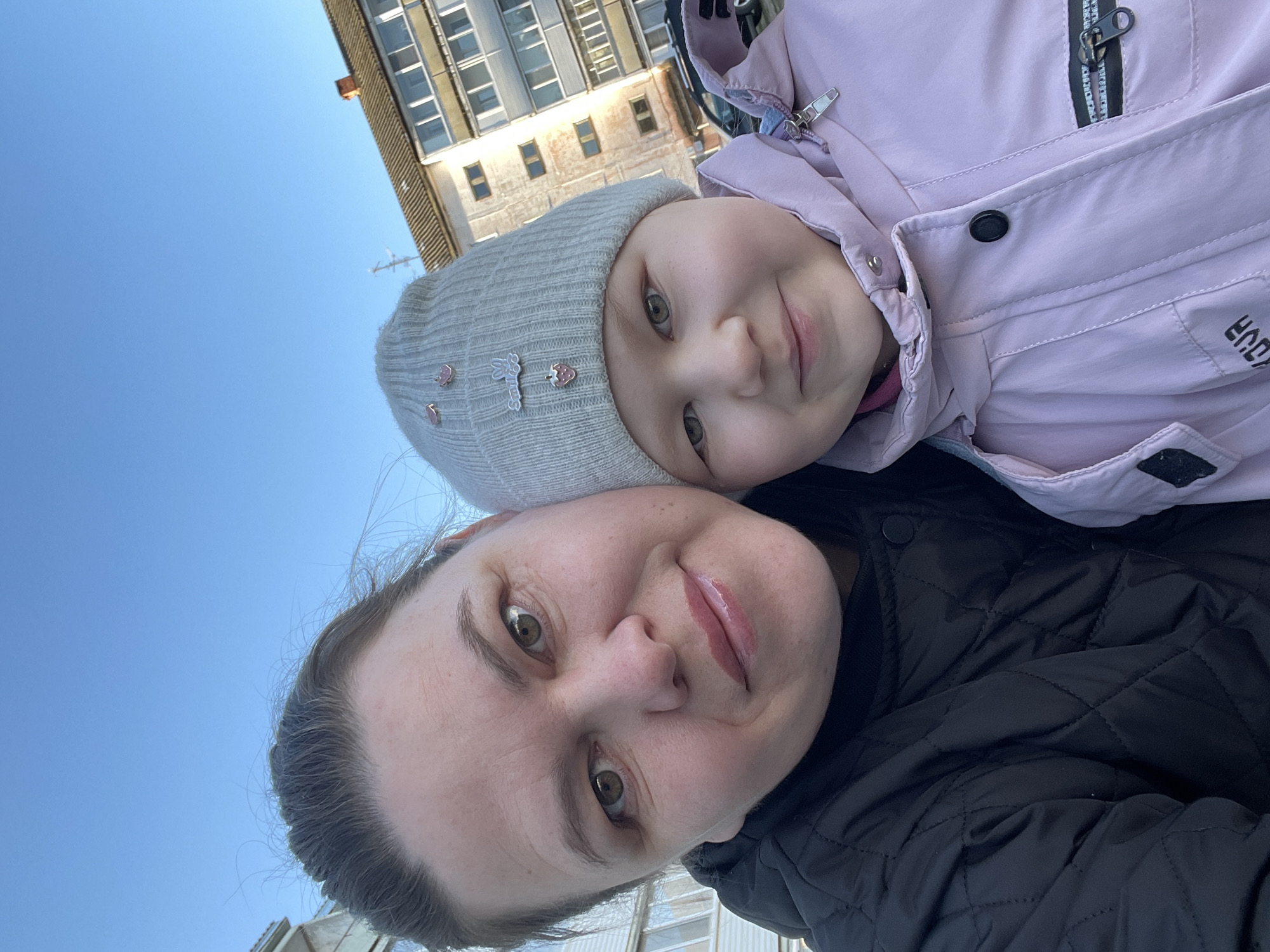 Early morning life captured in Noviy, Russia residential area