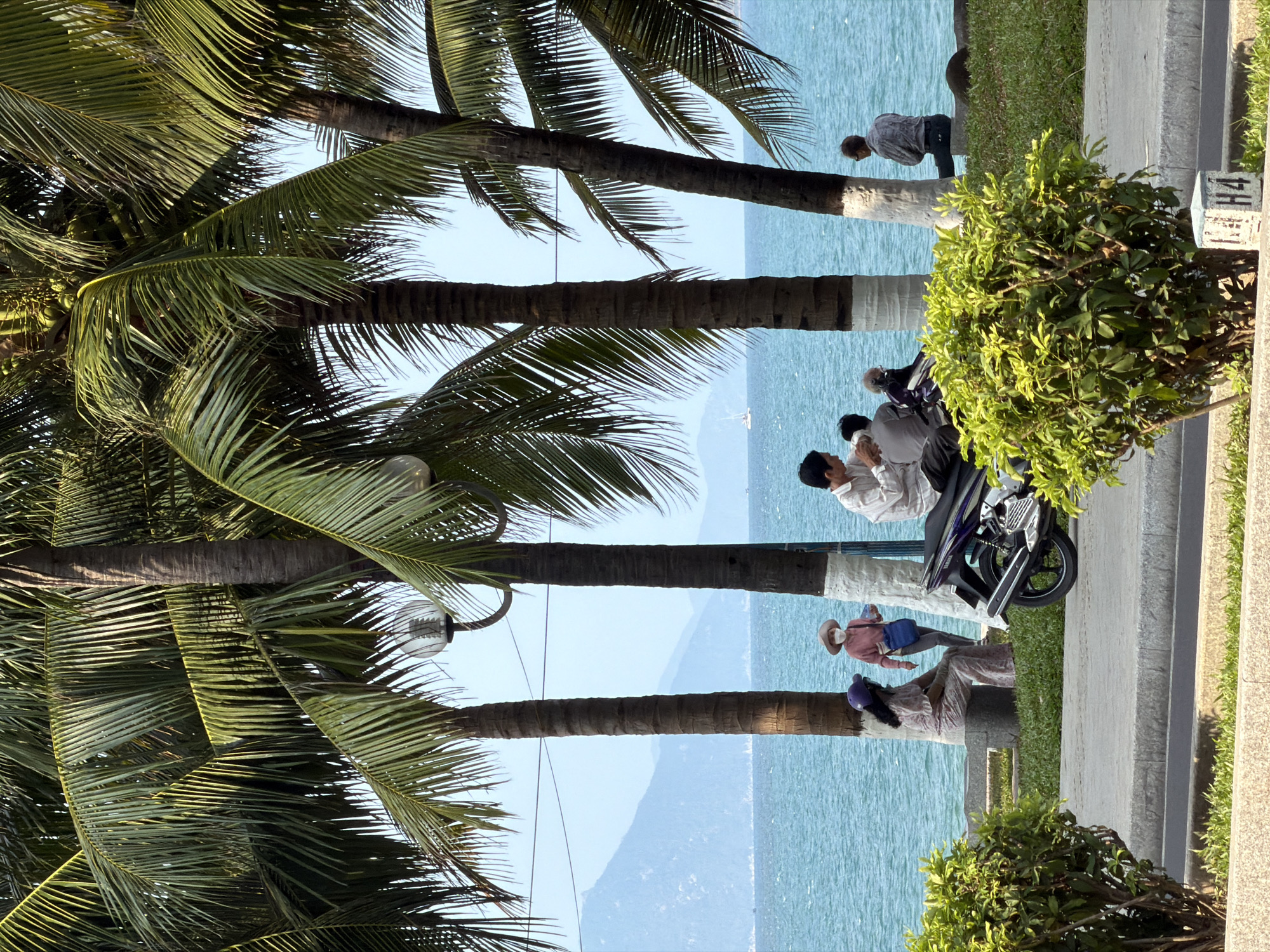 Morning coastal scenes captured in Nha Trang Ward