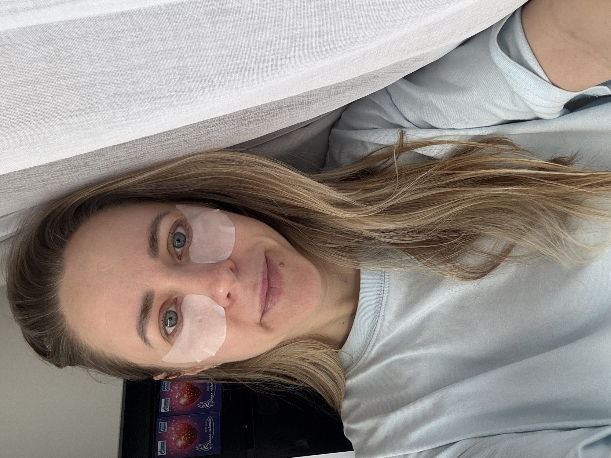 Woman receives skincare treatment in Chaikovsky, Russia