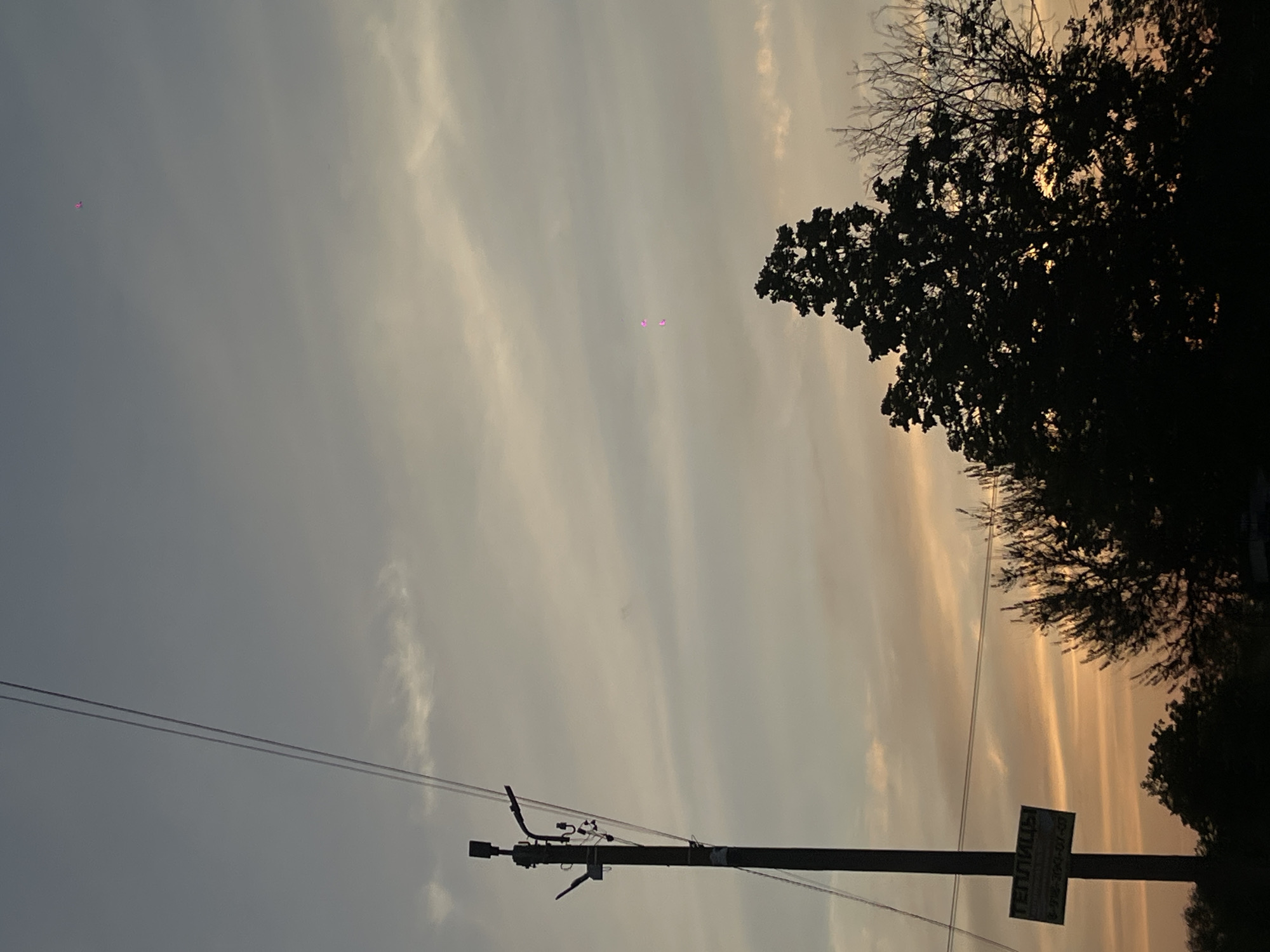 Sunset documentation captured in Novopokrovskaya, Russia over 4 minutes