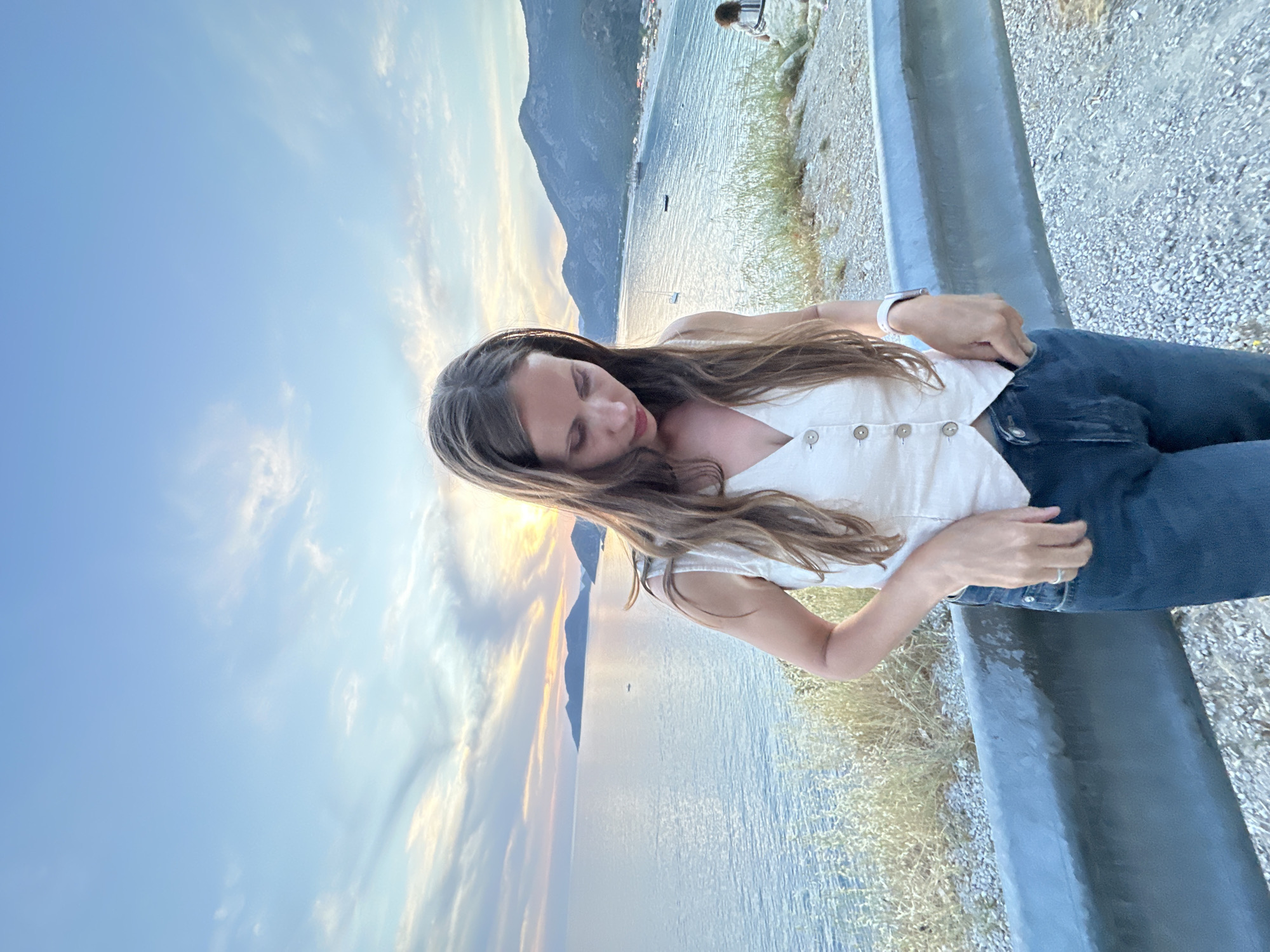 Woman observed near barrier in Fethiye, Turkey