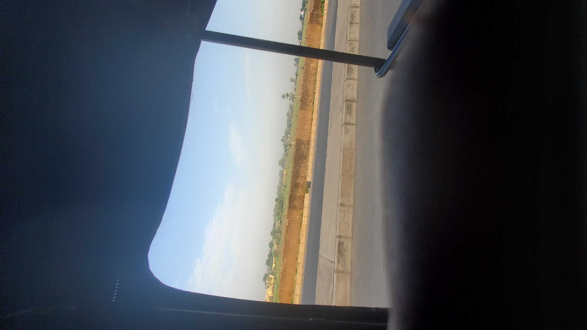 Roadside and construction scenes near Jalingo, Nigeria