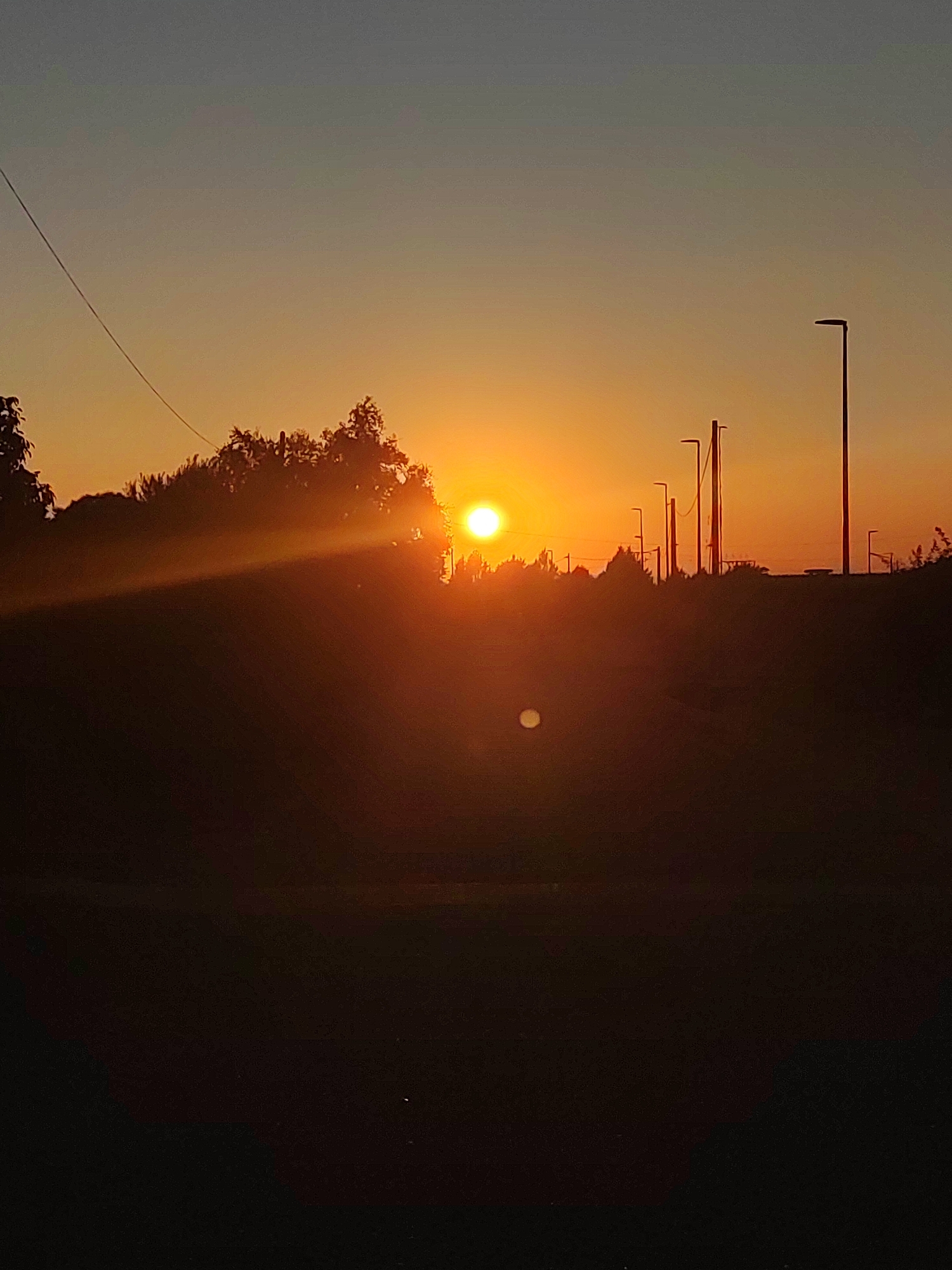 Sunset over Sobradillo, with street-level details of a small Spanish town