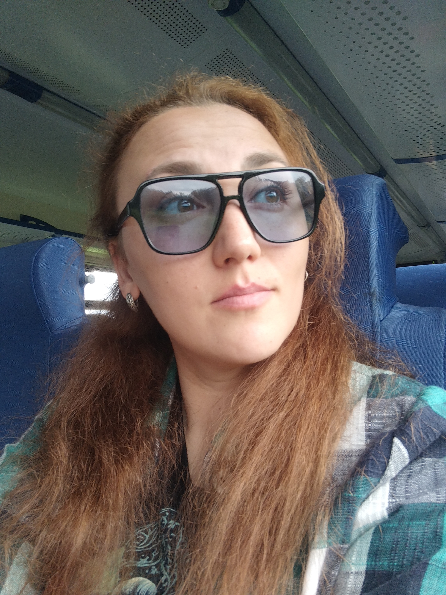 Bus ride through Shushary, Russia