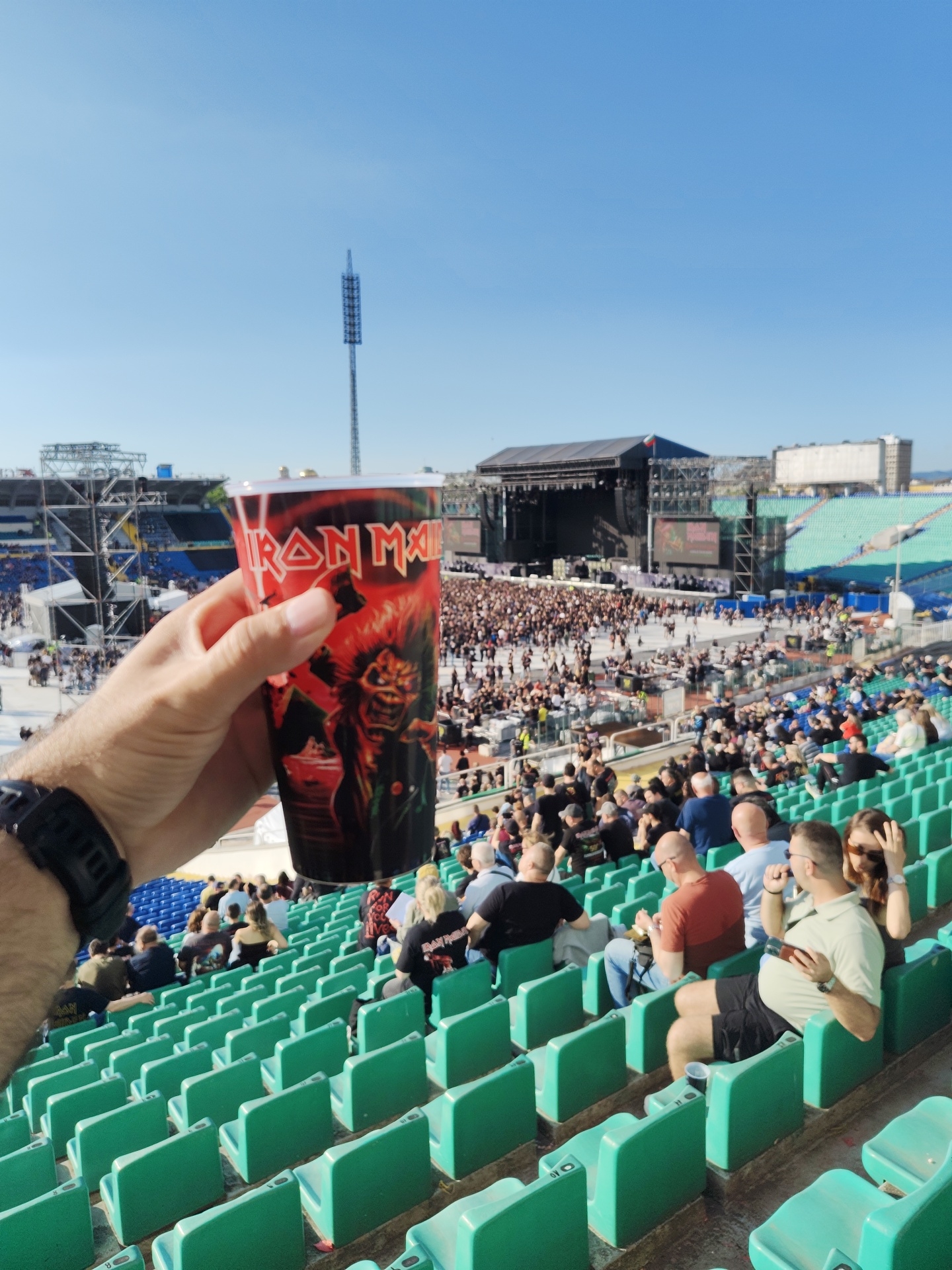 Iron Maiden concert draws fans with merchandise in Sofia