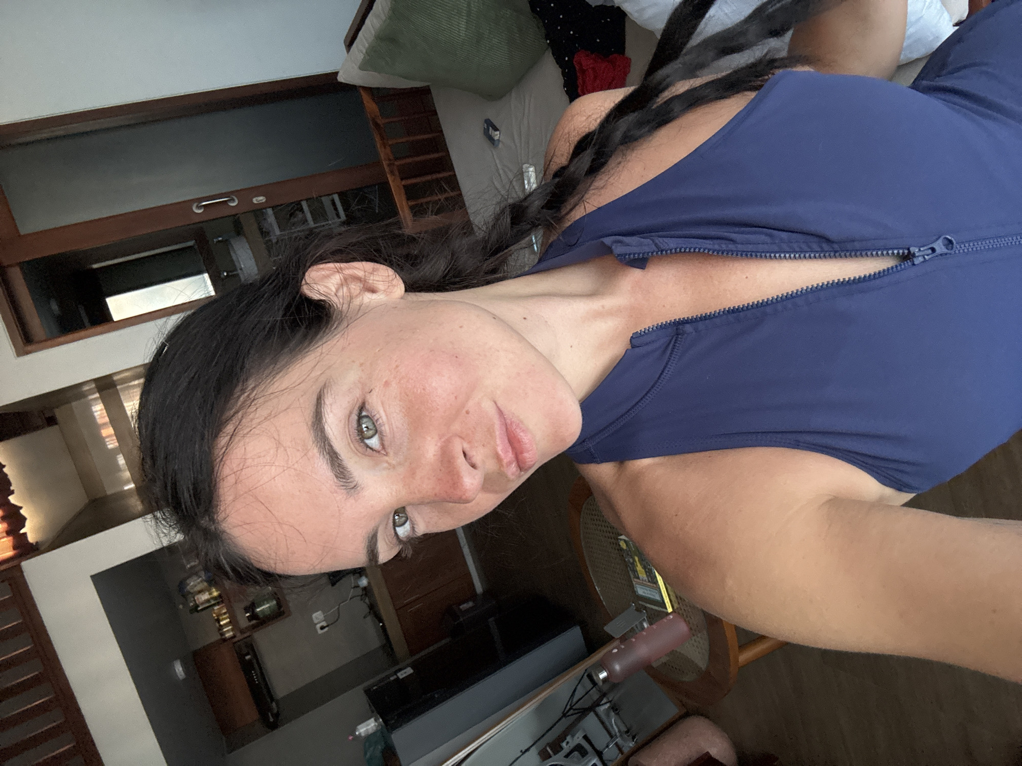North Kuta loft selfies, scooter, and pink boxing gloves