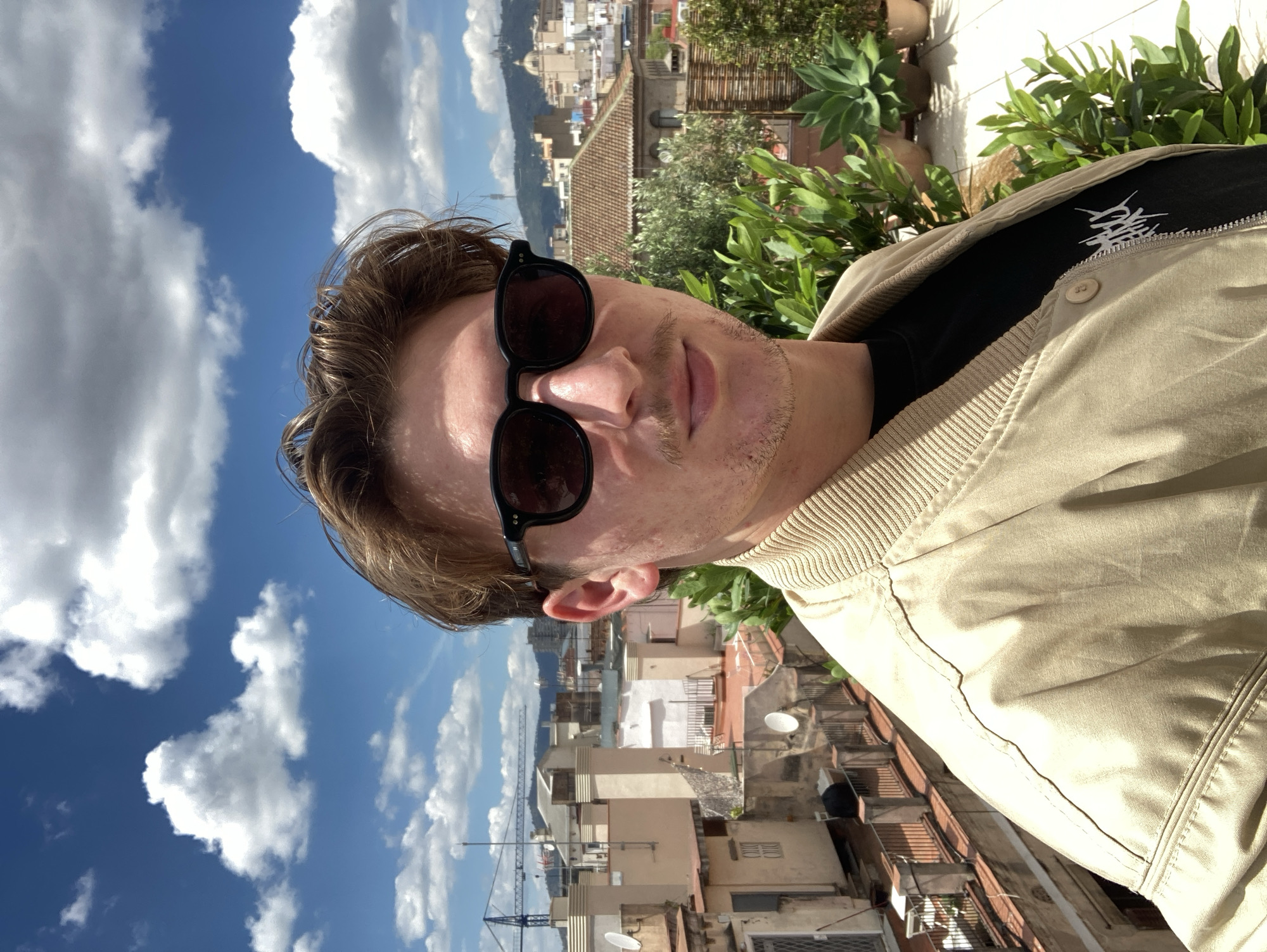 Barcelona rooftop views and street scenes captured Wednesday afternoon