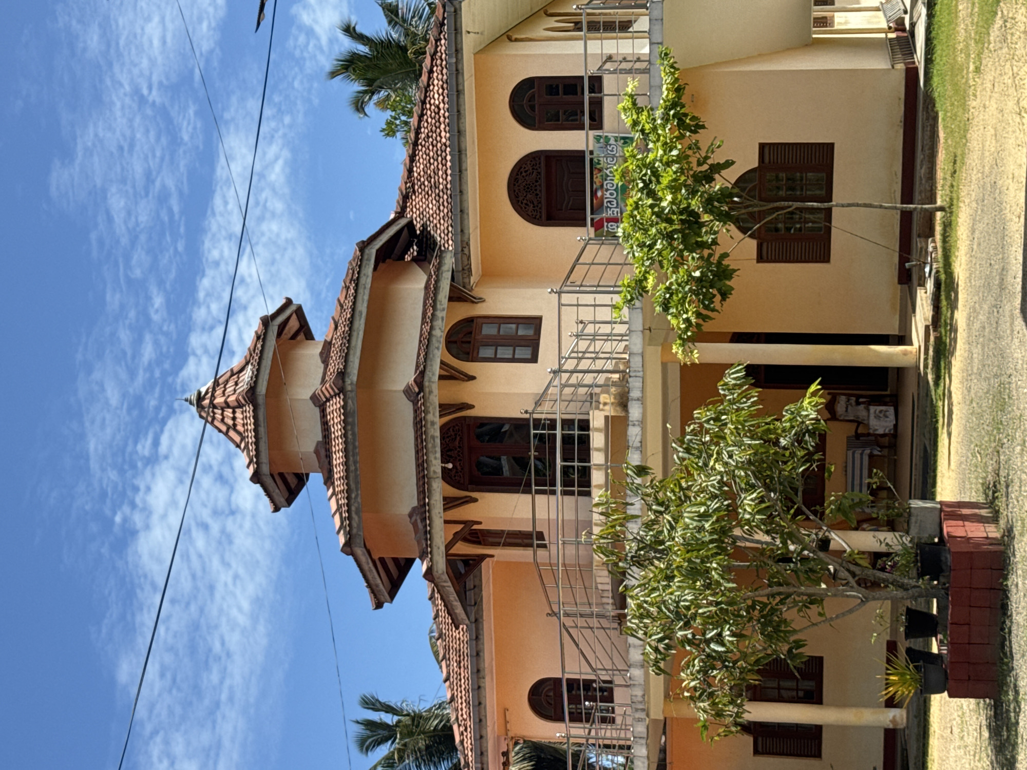 Traditional Sri Lankan architecture and coastal scenes documented across two locations