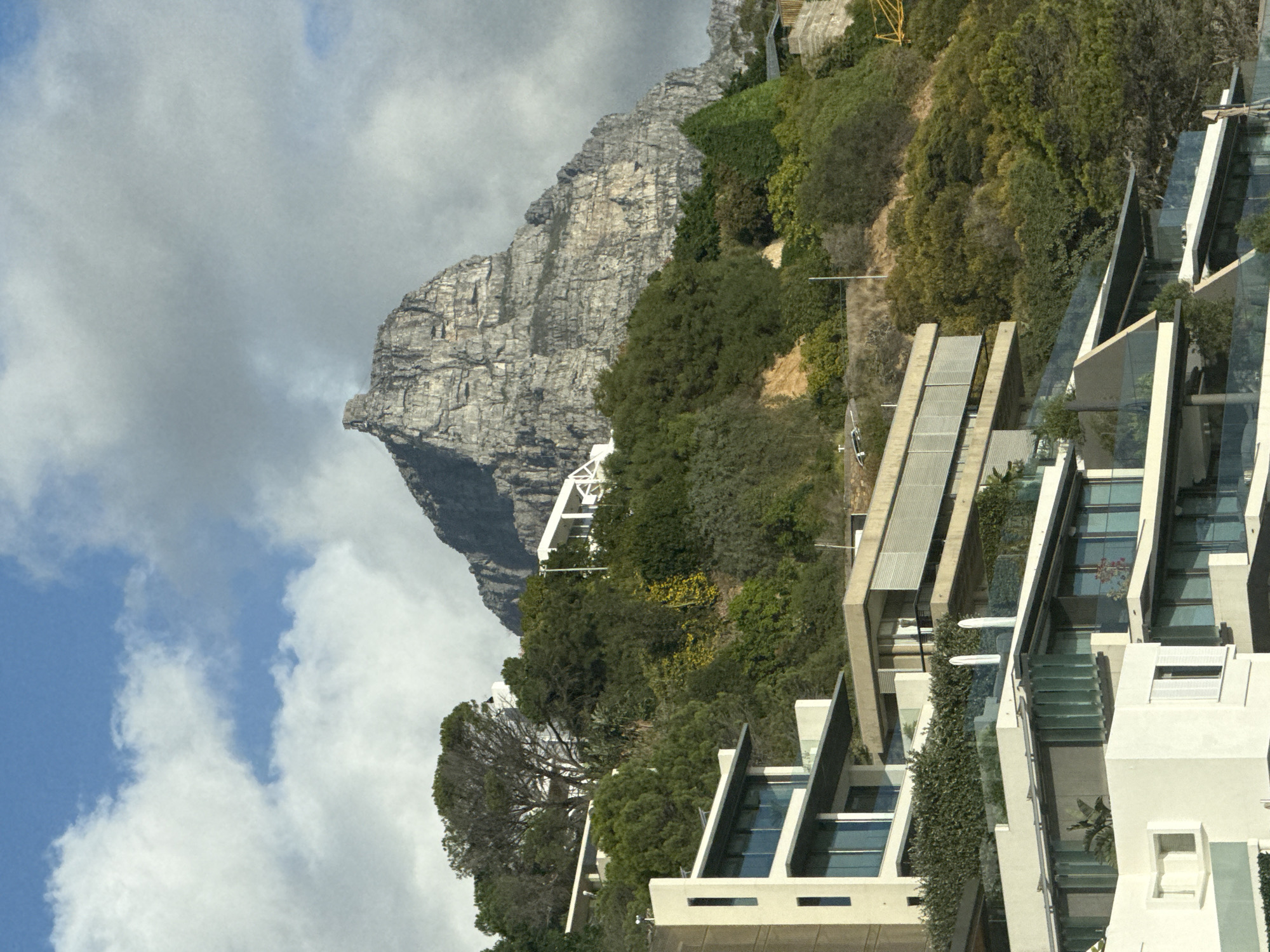 Table Mountain views captured amid Cape Town construction activity