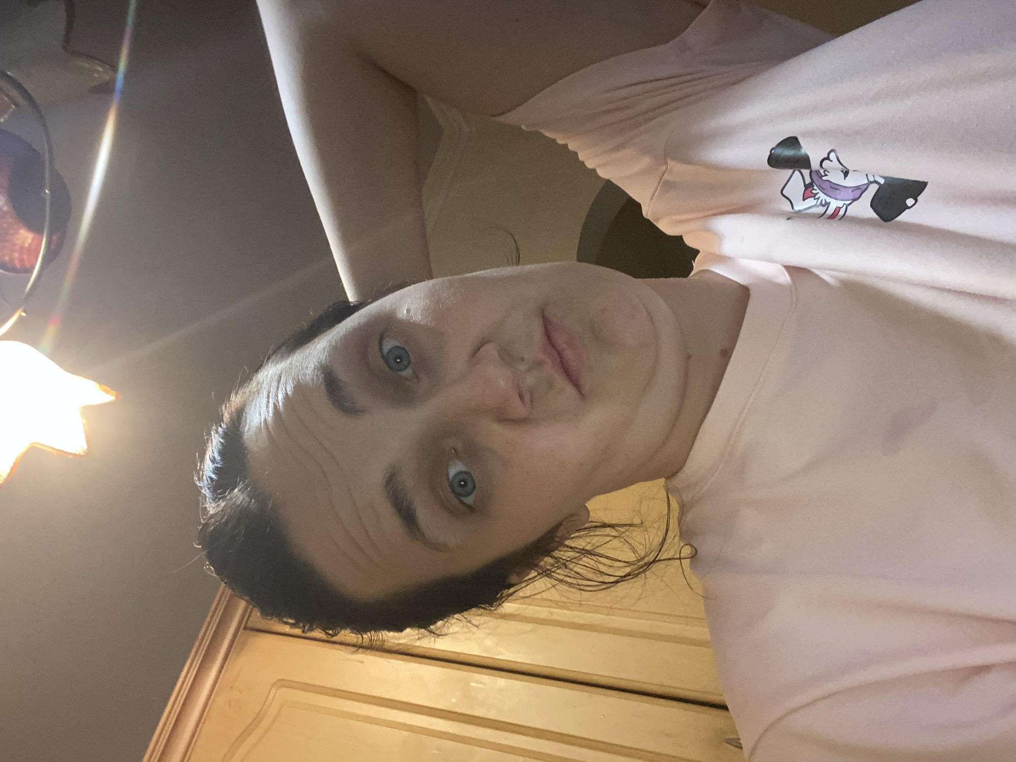 Homemade burger spread with casual selfies on the side