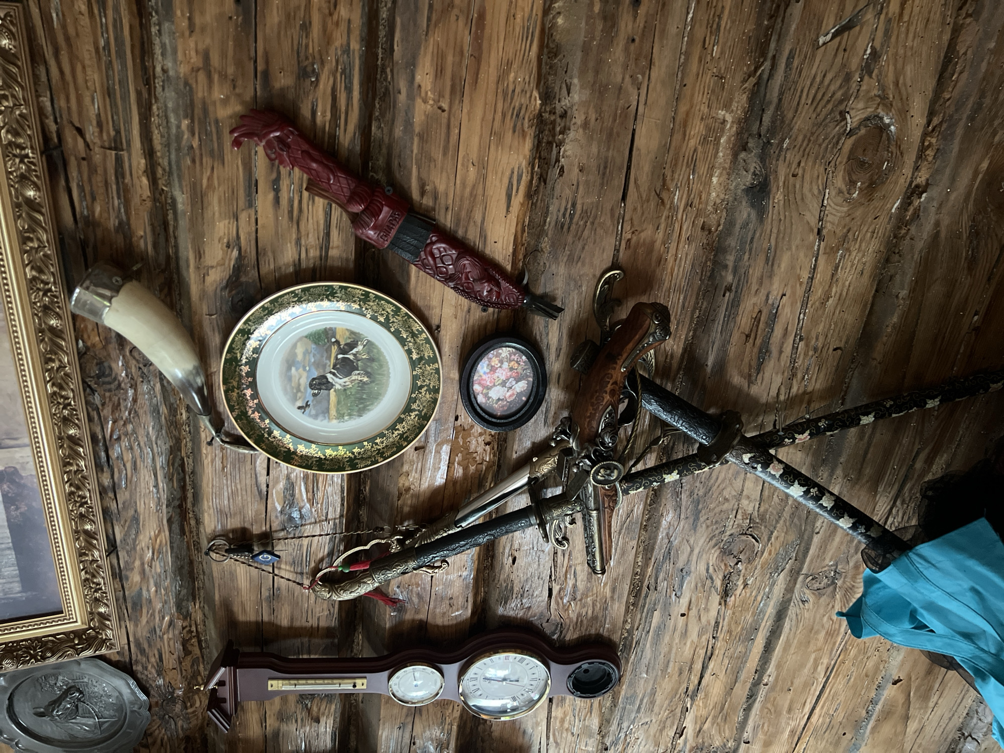 Inside a rustic Lithuanian homestead packed with folk antiques