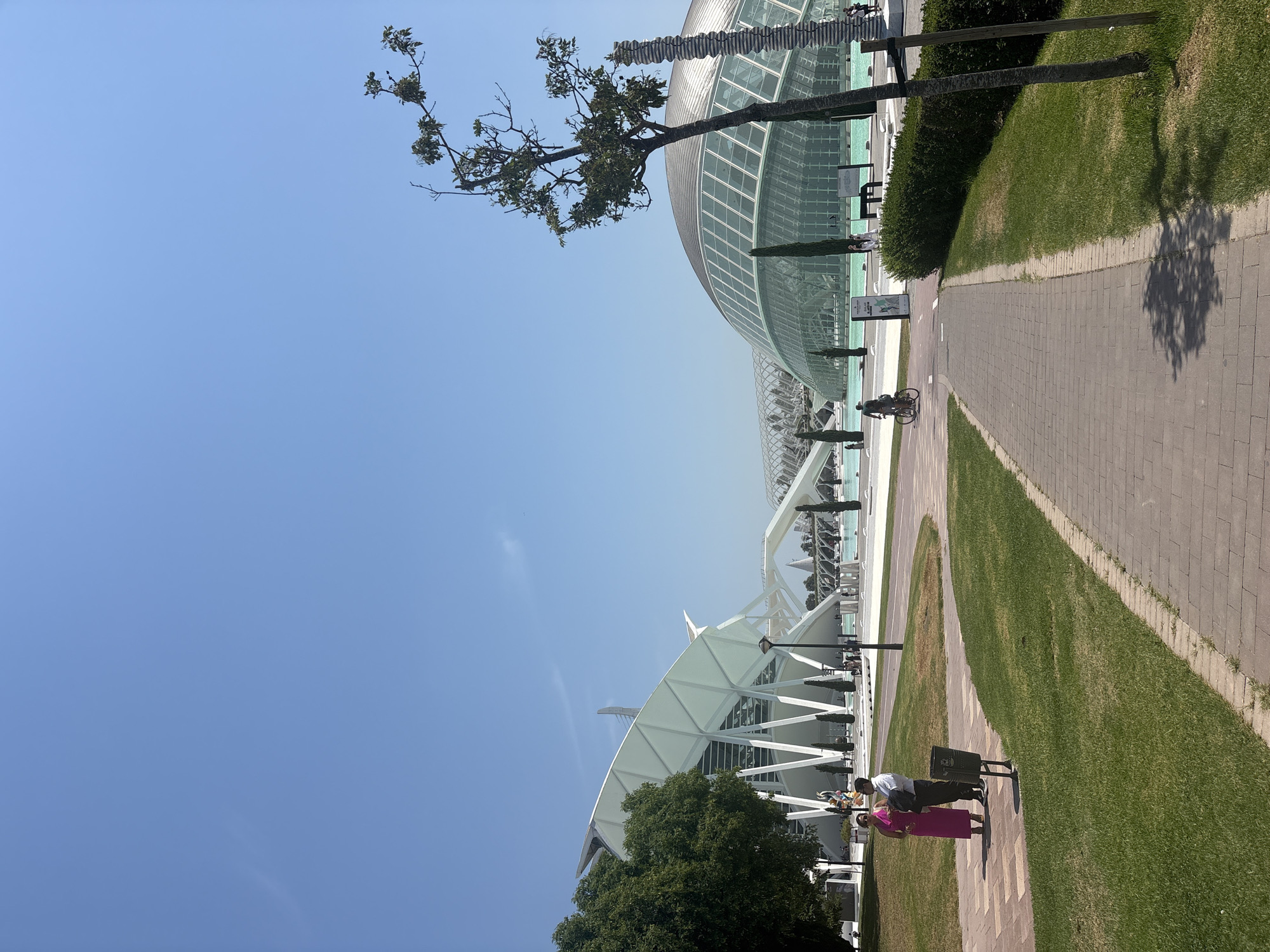 Afternoon stop at Valencia's City of Arts and Sciences