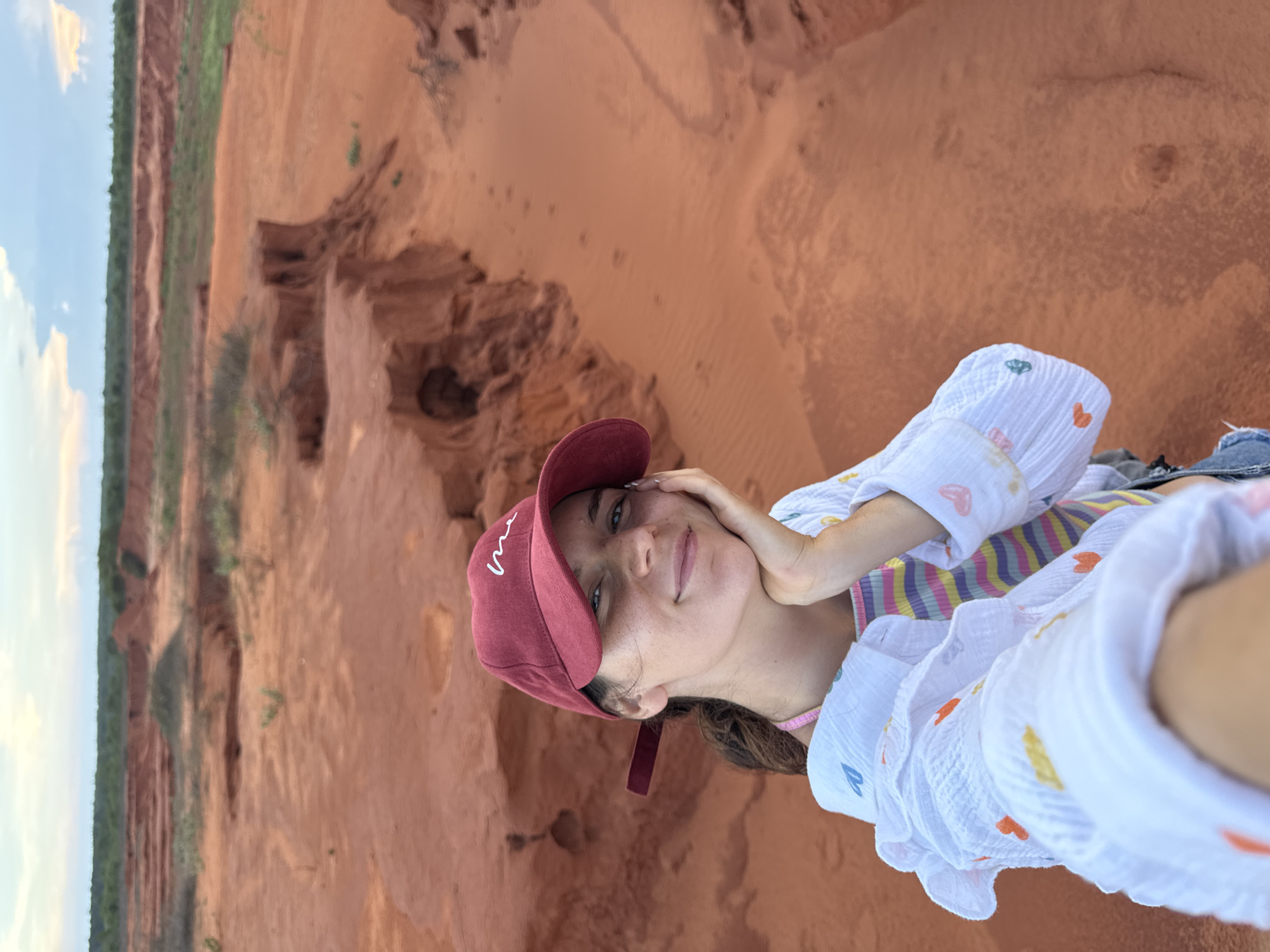 Morning at Mui Ne's red sand dunes with a group