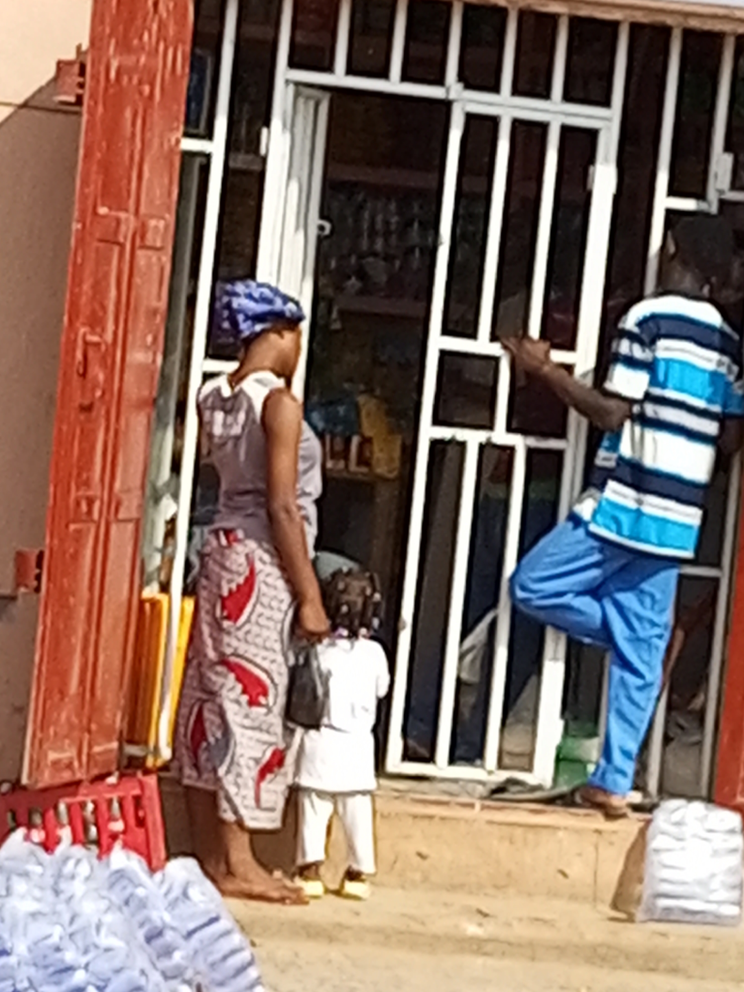 Everyday street scenes in a Muslim-majority community setting