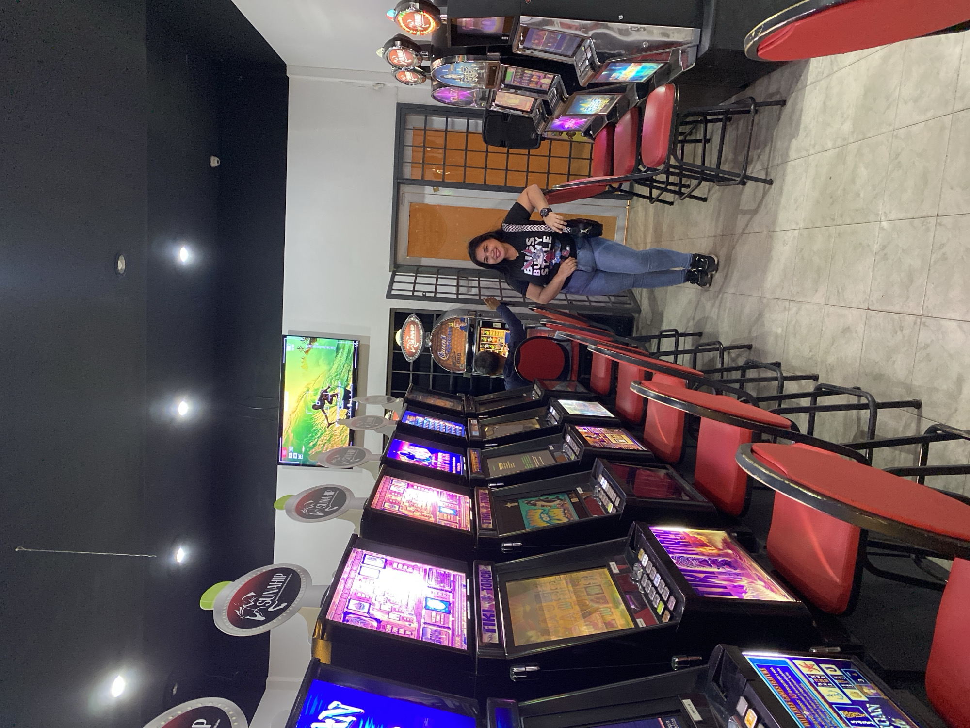 Casino interior documented in Juan Griego, Venezuela