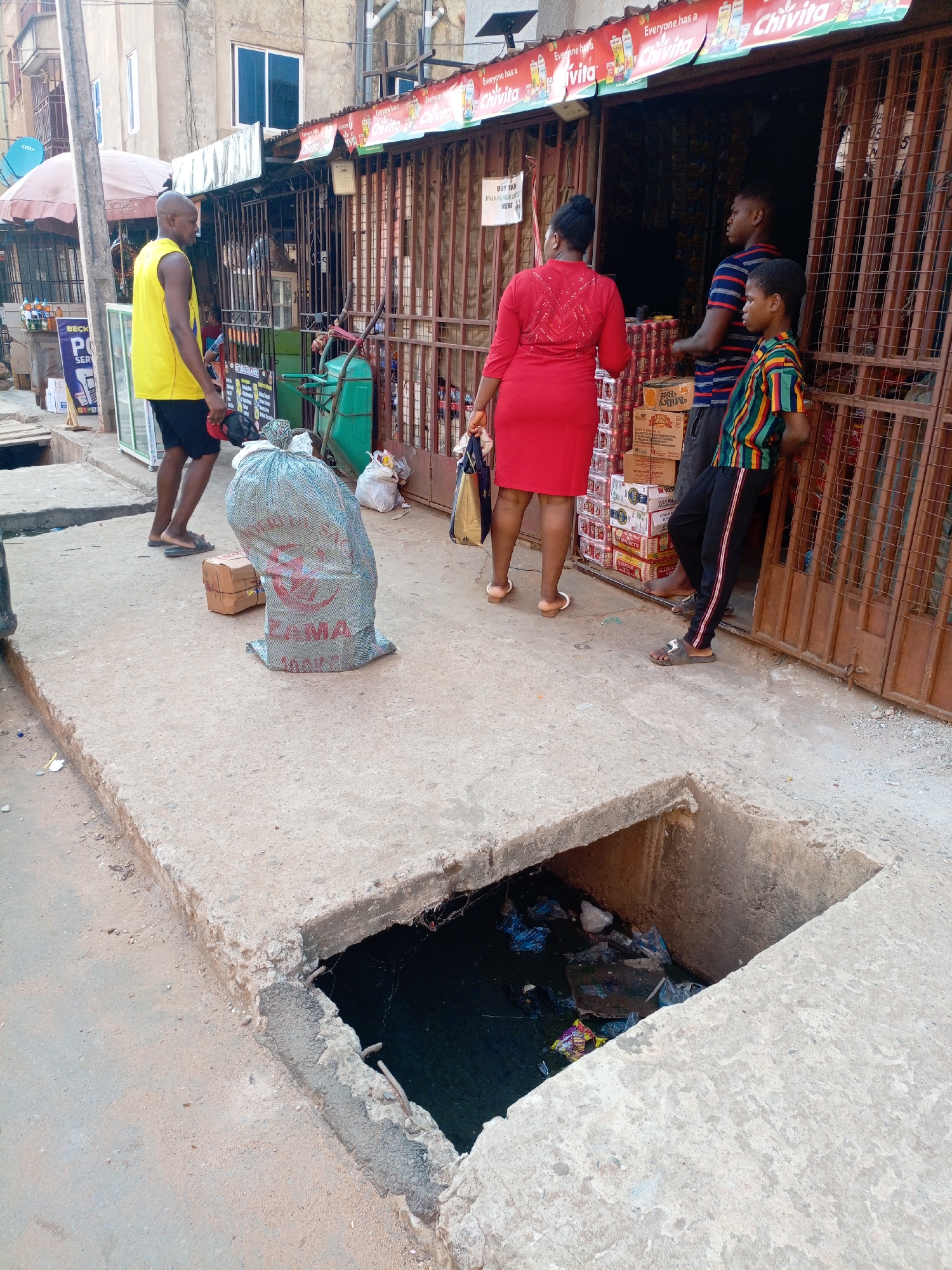Daily life scenes documented across Onitsha, Nigeria markets and streets