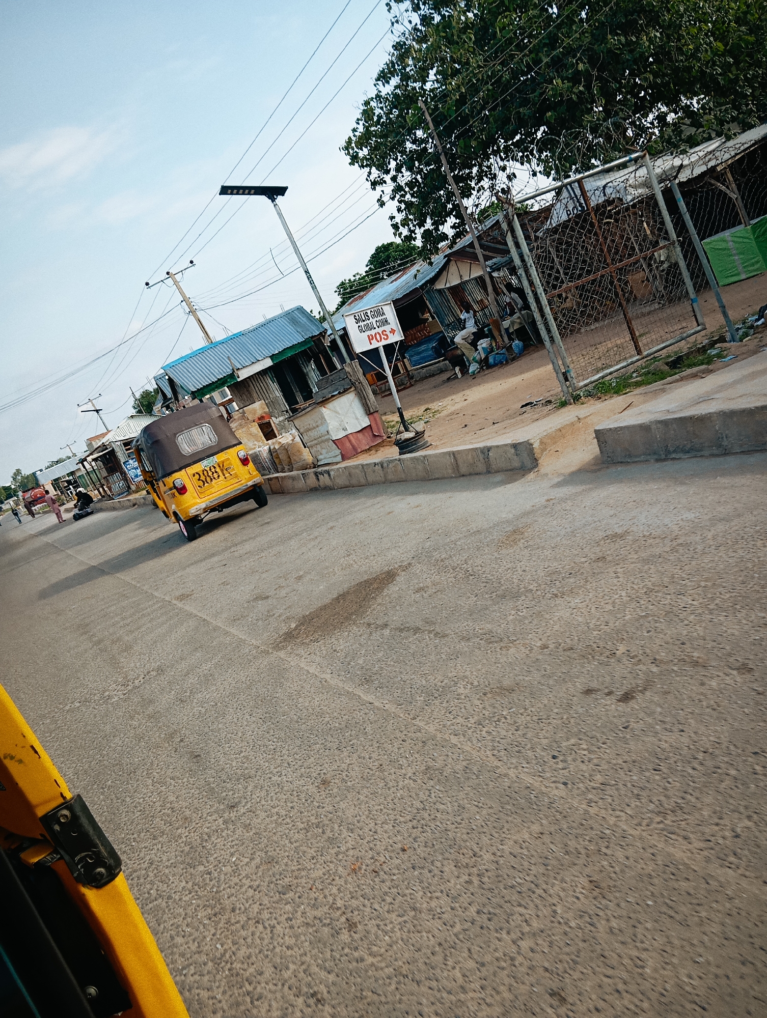 Morning street life and everyday goods in Jalingo, Nigeria