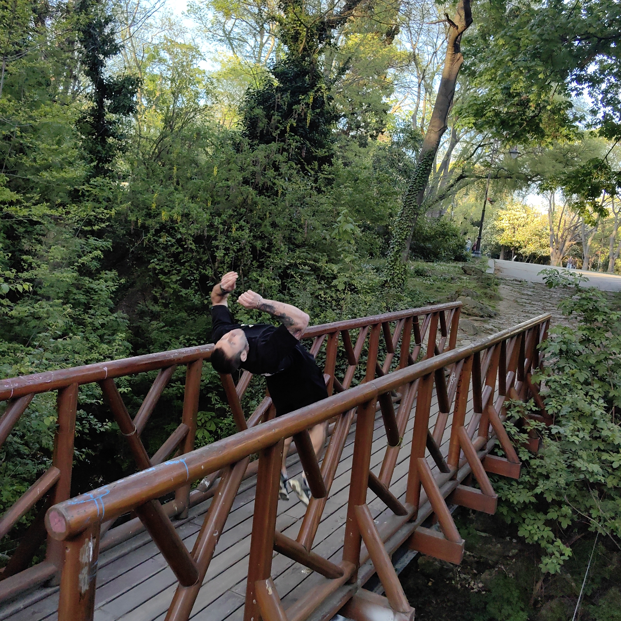 Visitors interact with bronze animal sculptures in Varna park