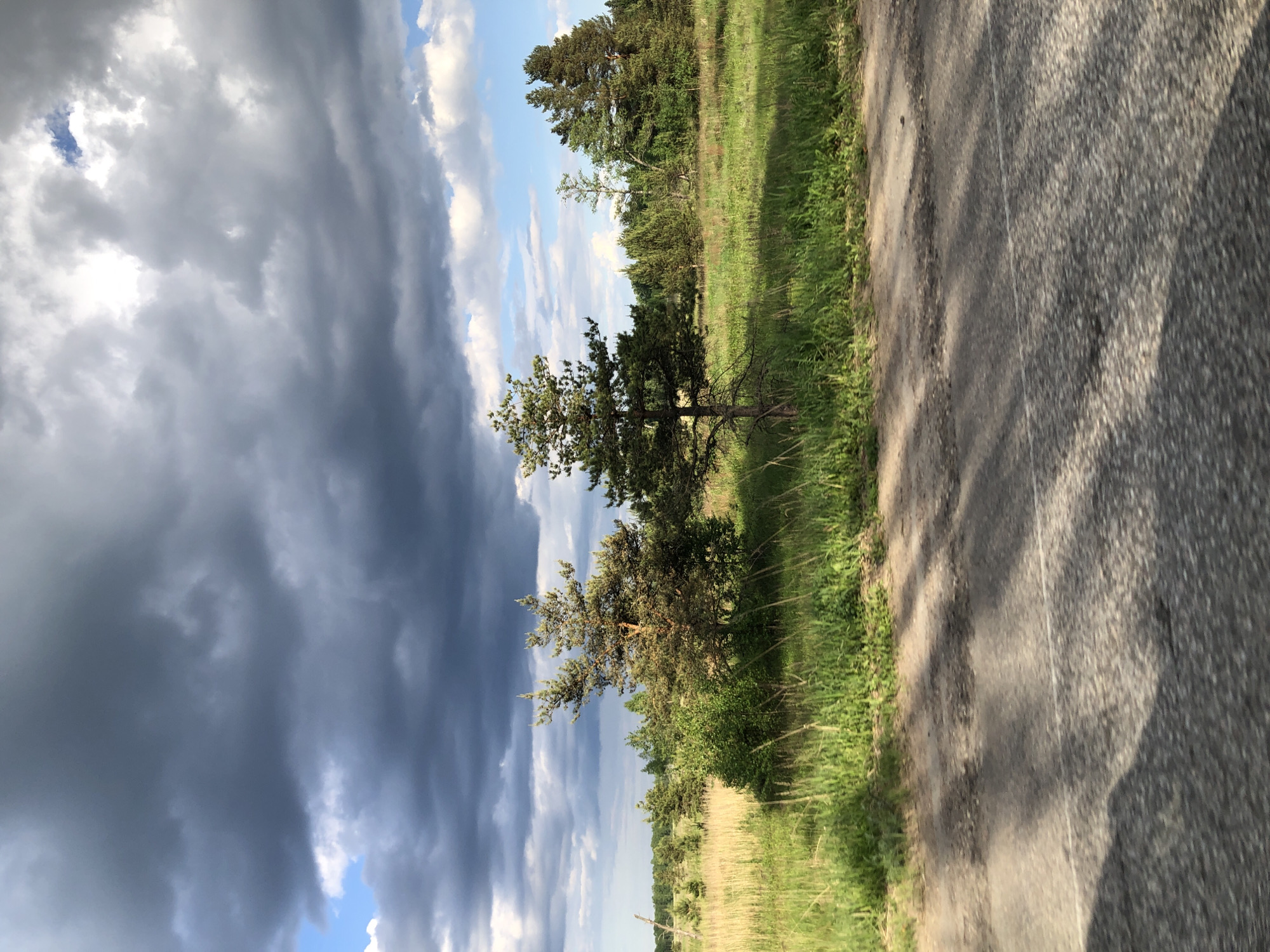 Vertical landscape photograph captured in Tugany, Russia