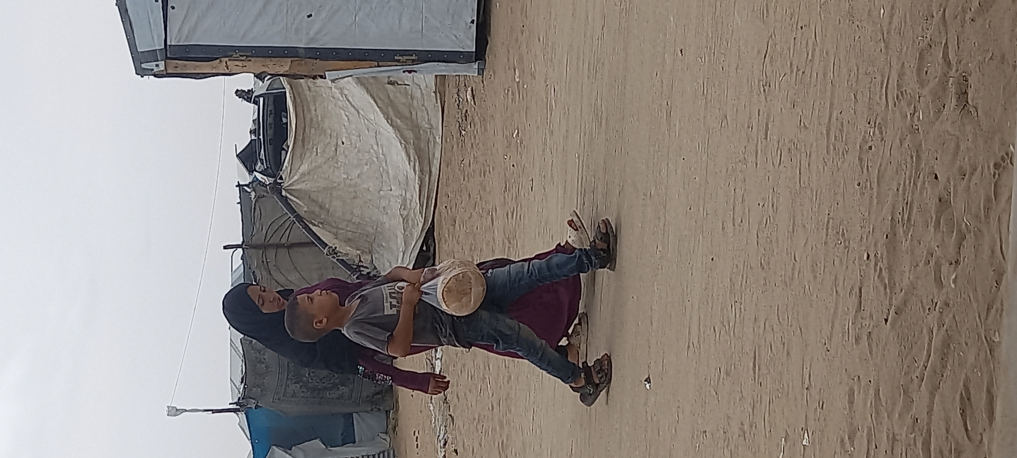 Daily life continues in Khan Yunis amid makeshift settlements