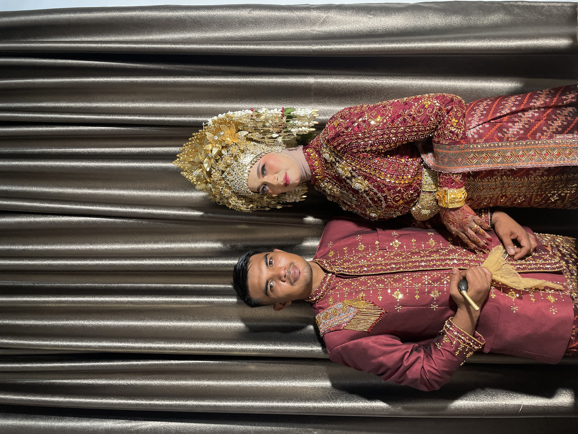 Traditional wedding portraits in Tuha Peudaya, Indonesia
