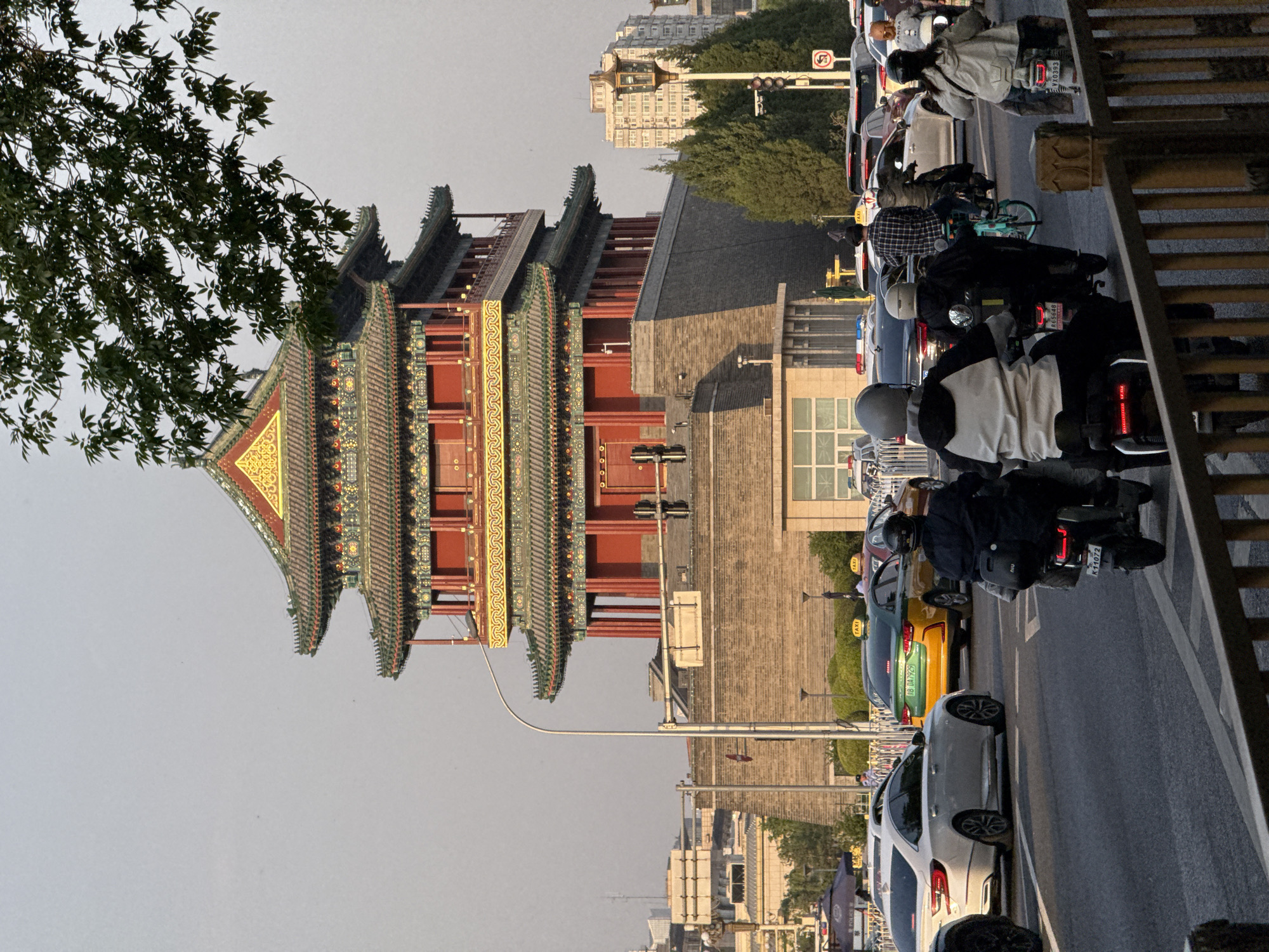 Traditional Chinese architecture documented in Xicheng District street scene