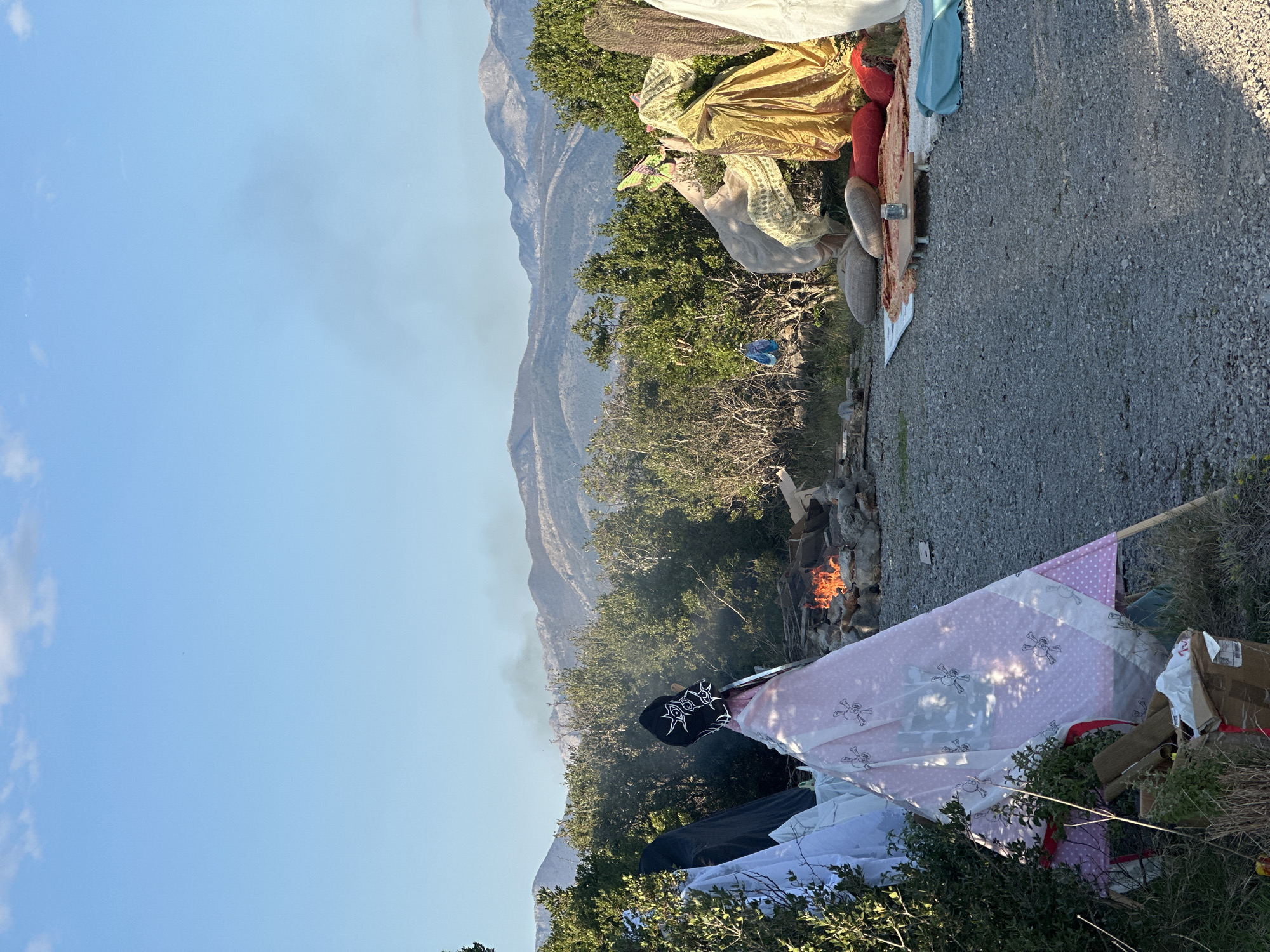 Active campsite documented in Montenegro mountain region