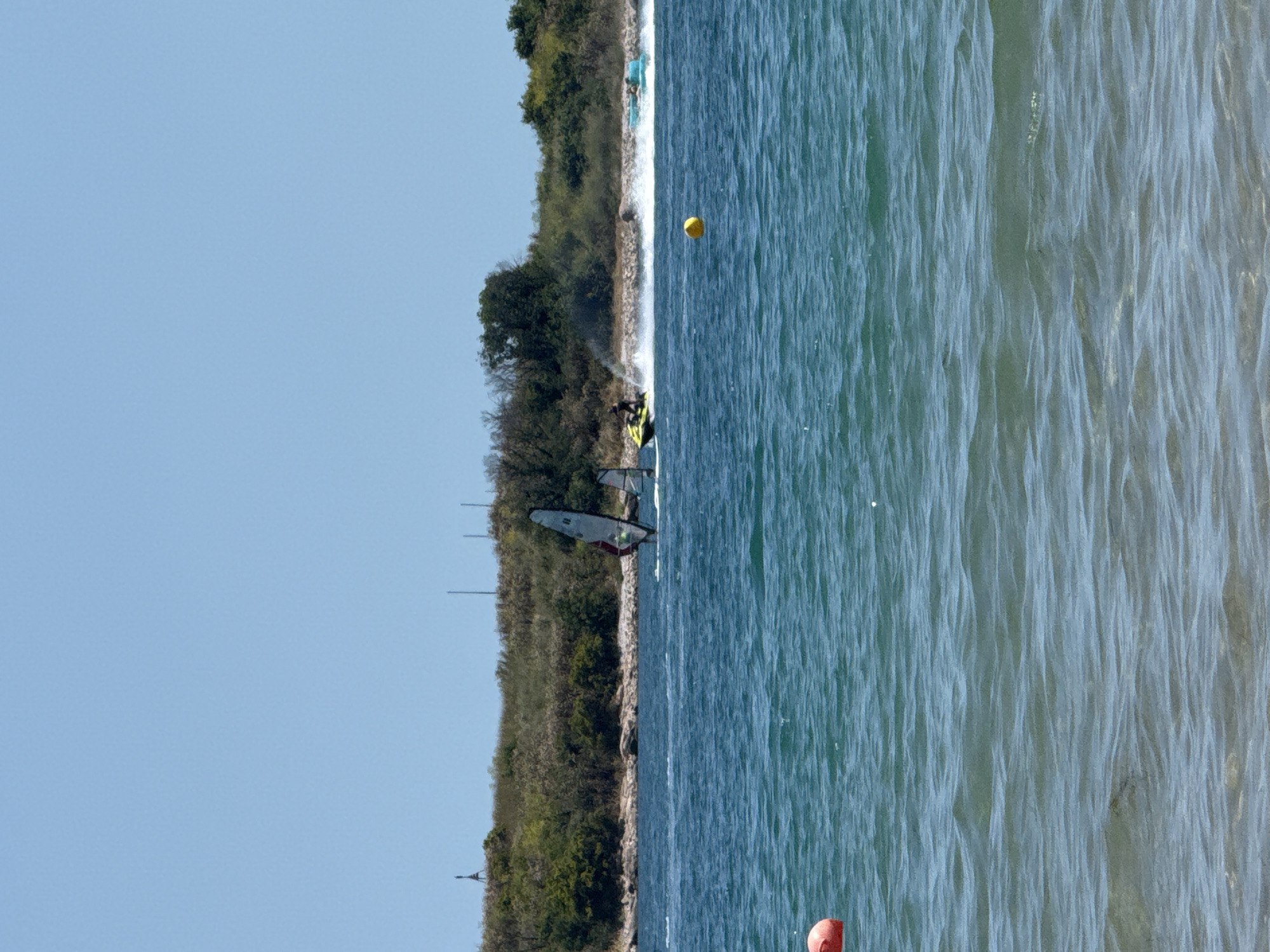 Summer morning on Sozopol's Black Sea beach