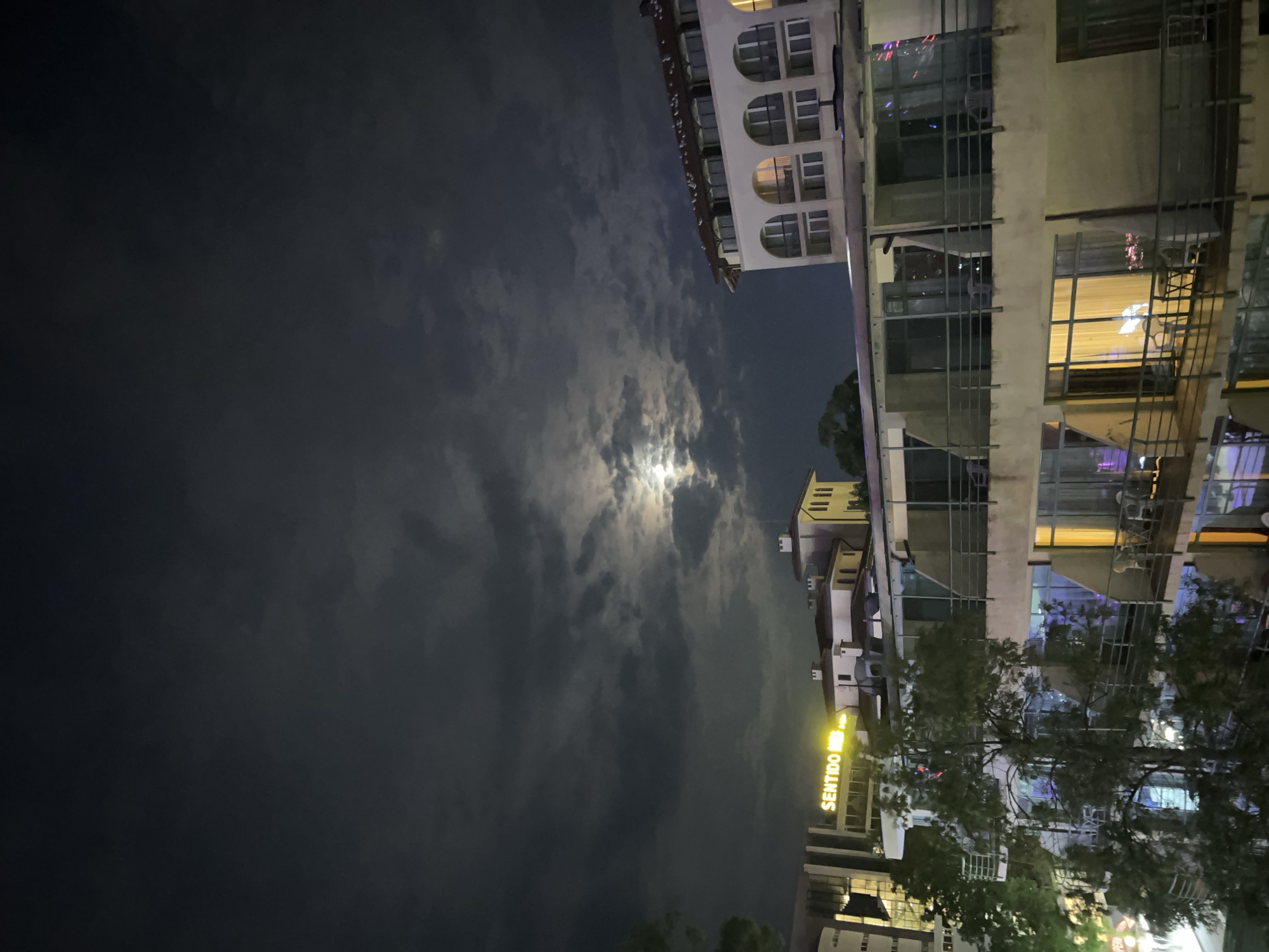 Evening social activities documented in Nesebar, Bulgaria