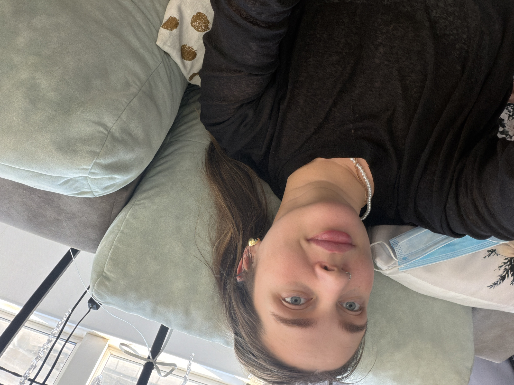 Woman documents daily activities through selfies in Chaikovsky, Russia
