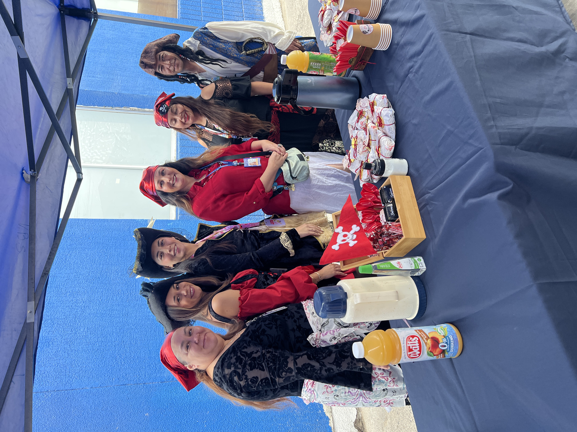 Costume party featuring pirates and wizards held in Arica