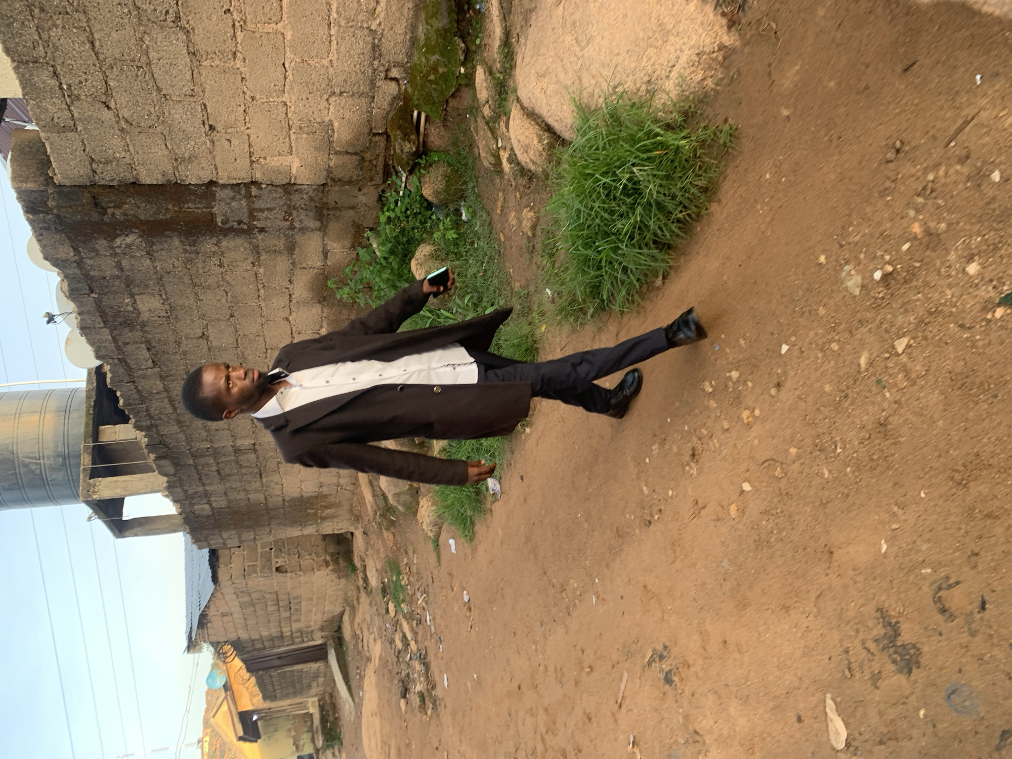Morning pedestrian activity recorded in Gura Top, Nigeria