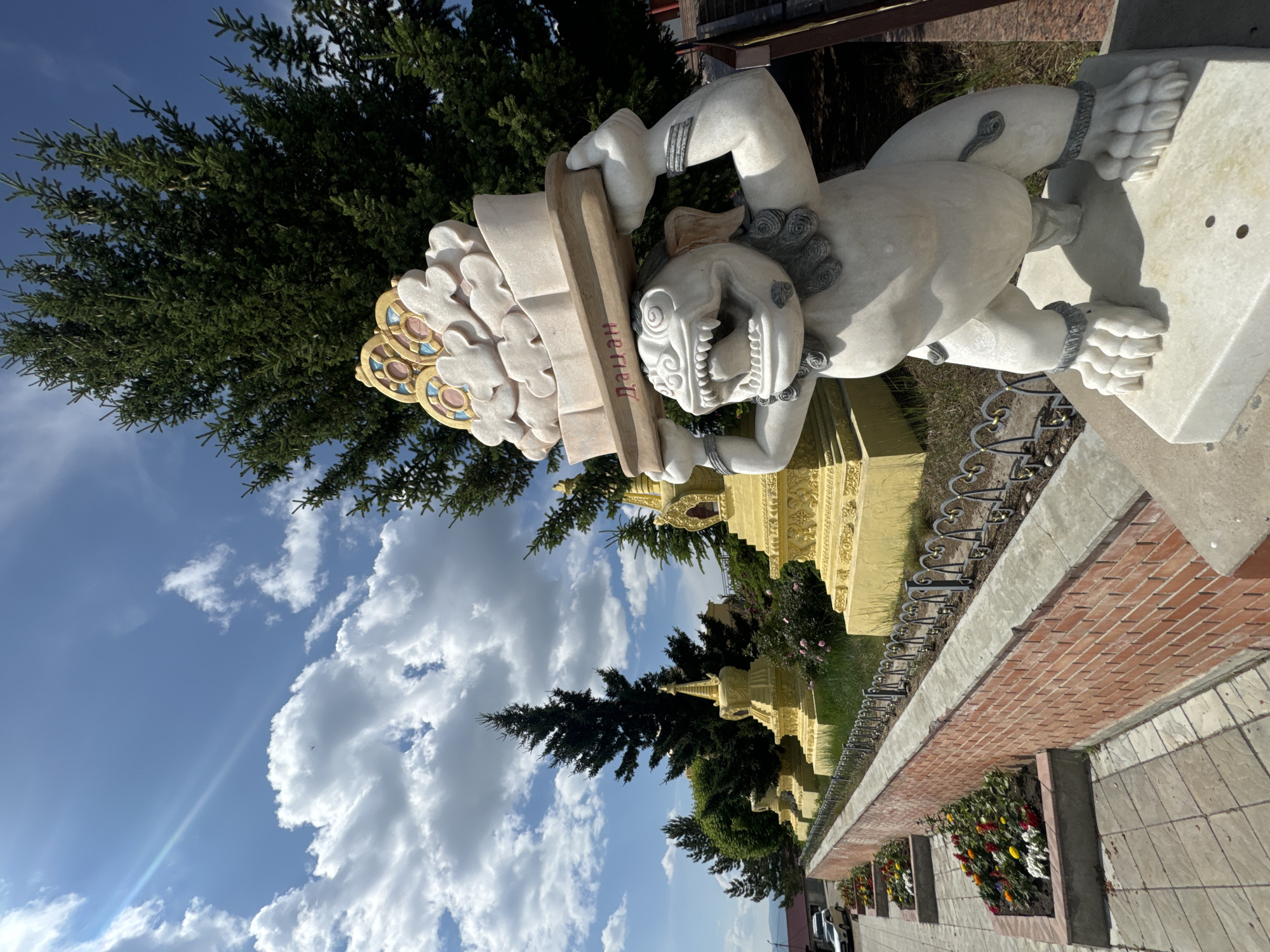 Inside Ivolginsky Datsan, Ulan-Ude's main Buddhist monastery