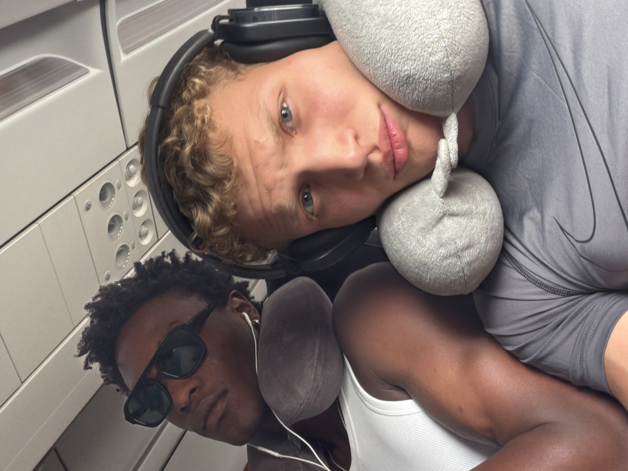 Seat neighbors on a flight out of Marrakesh