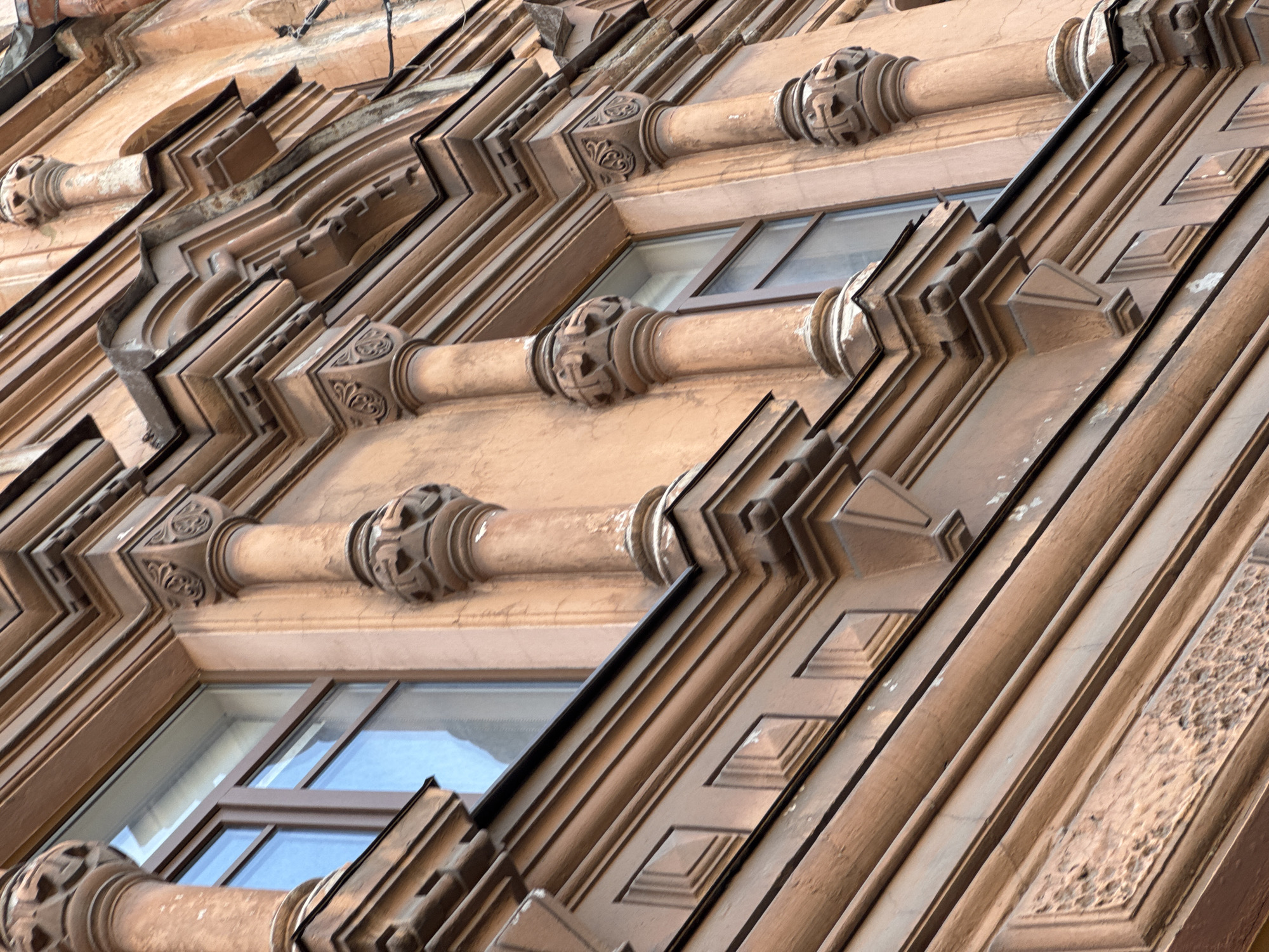 Morning architectural survey captures historic Saint Petersburg streetscapes