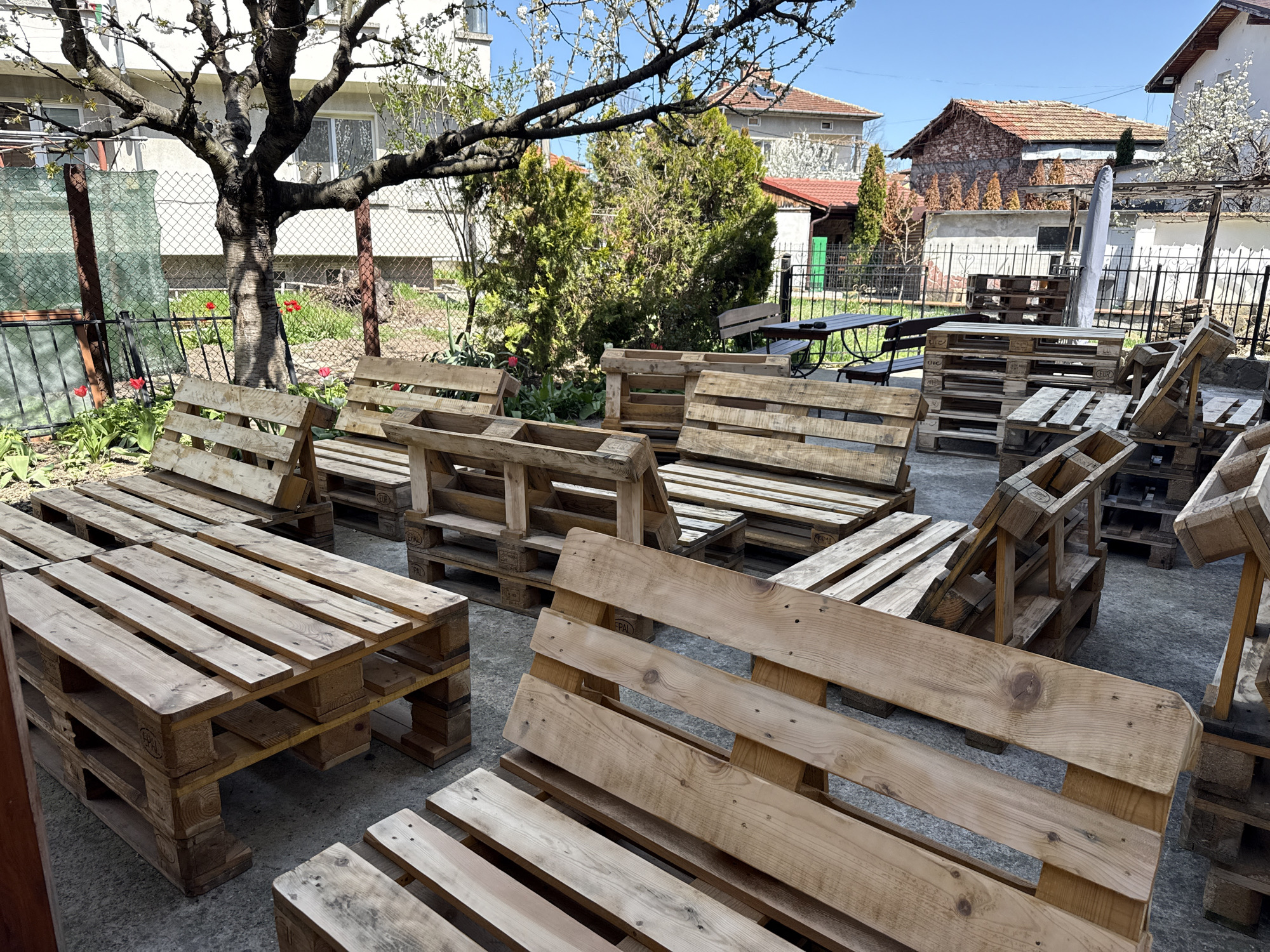 Spring day captured in Tryavna Bulgaria backyards