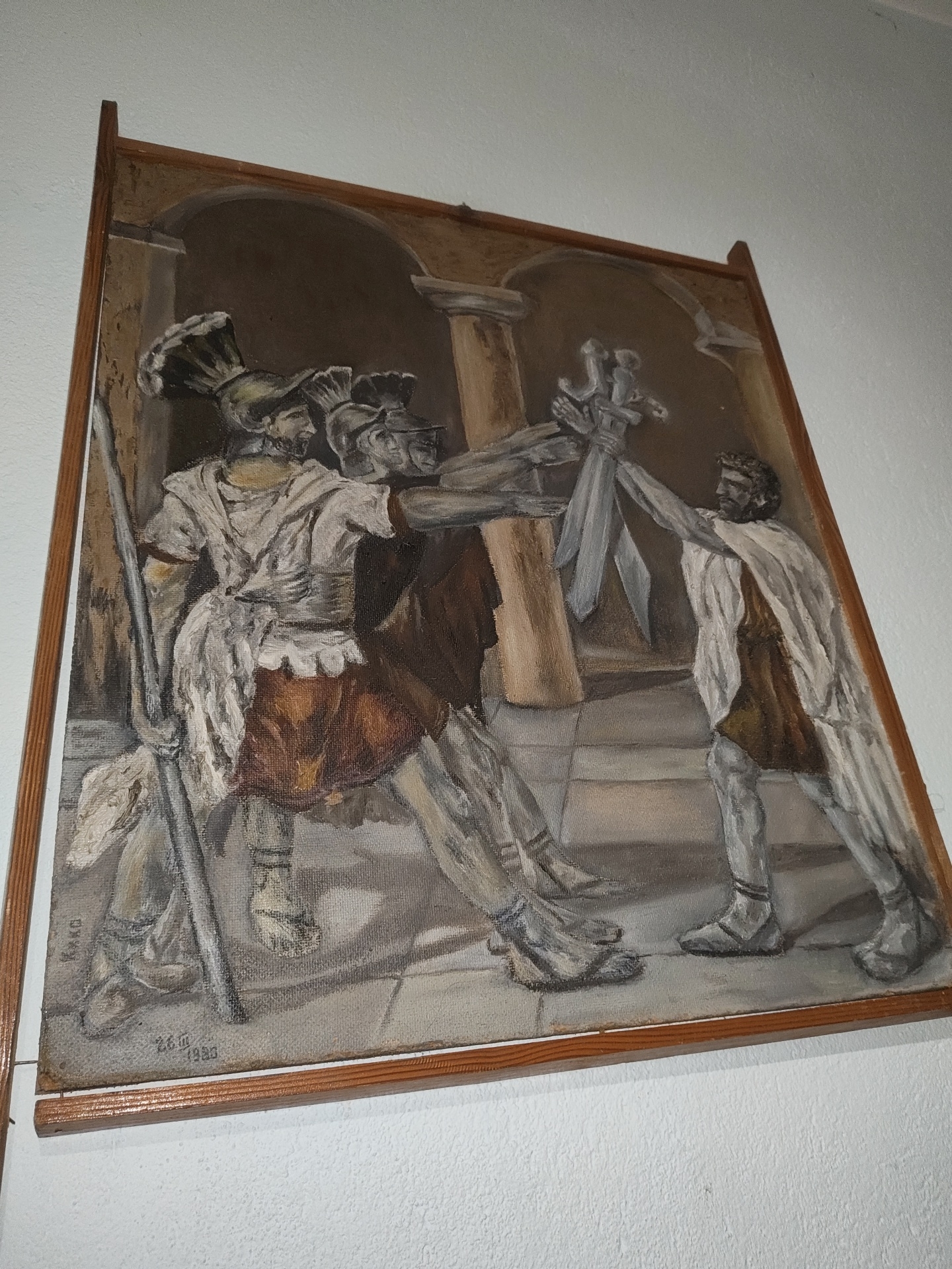 Biblical painting observed in Stara Zagora, Bulgaria