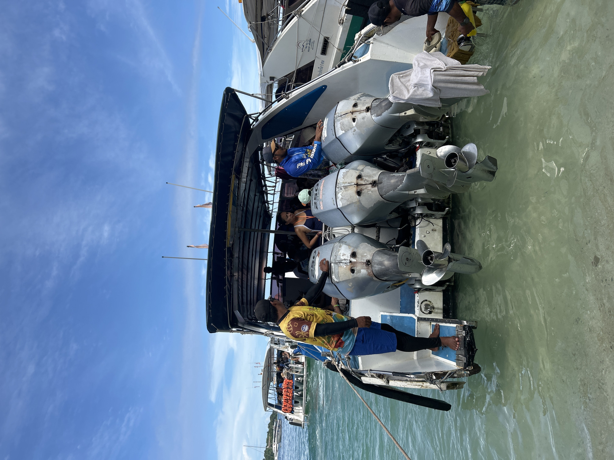 Morning beach operations and daily life in Ao Nang
