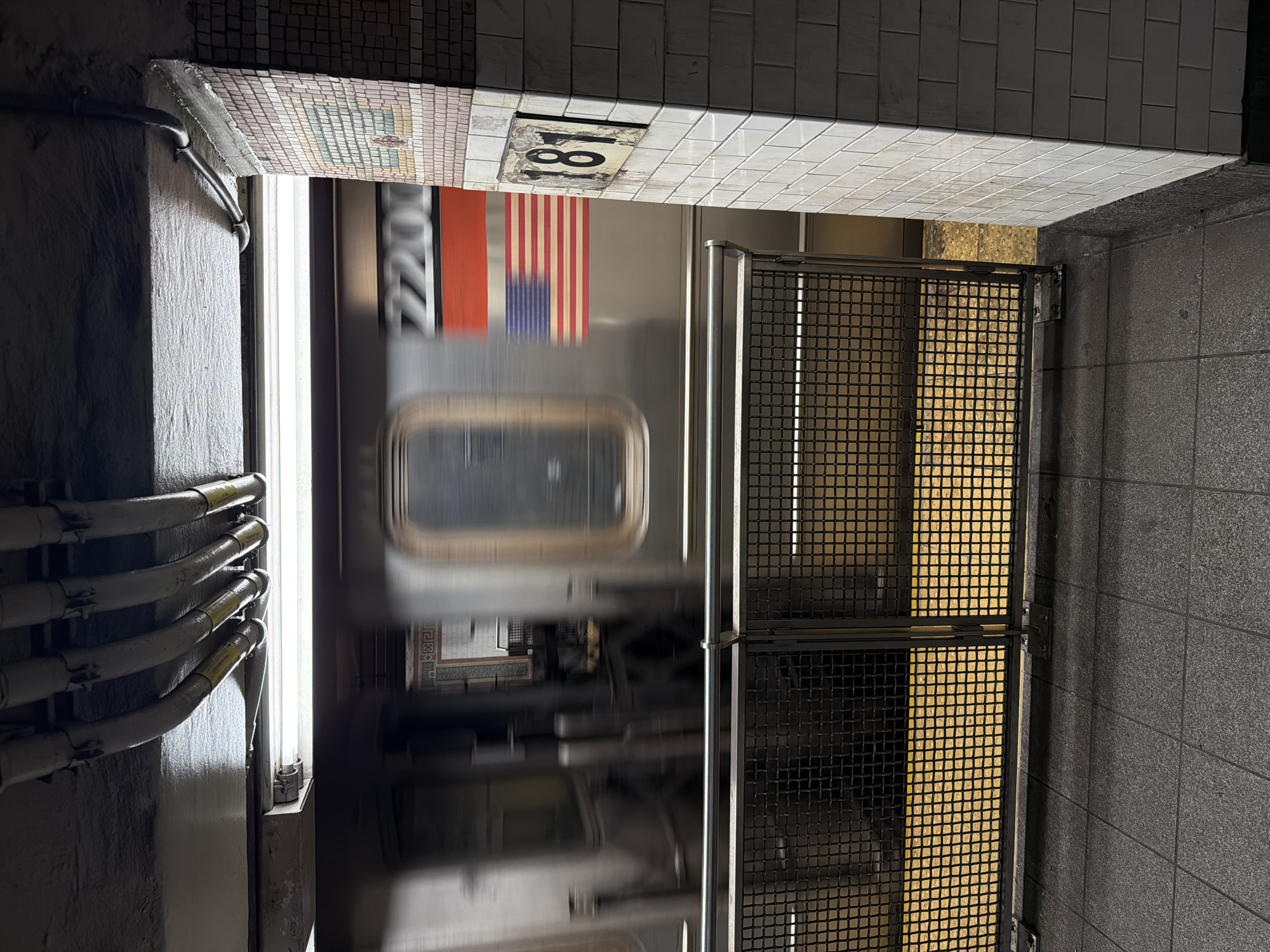NYC commuter documents subway journey through Washington Heights