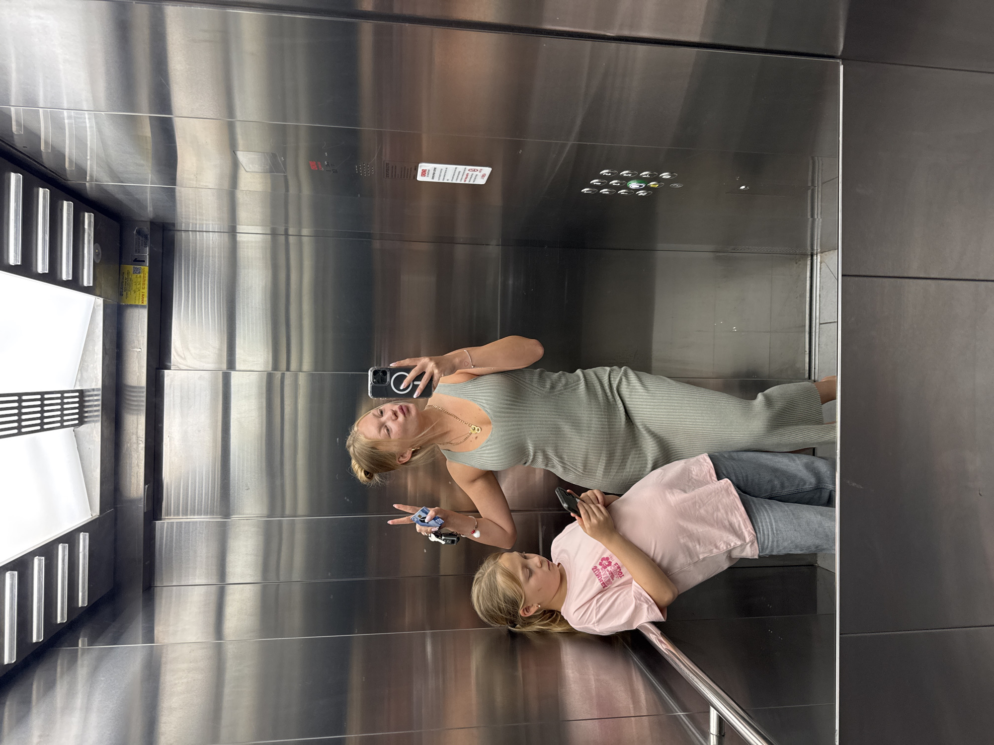 Everyday moments captured in Ariel: elevator encounter, kitchen baking