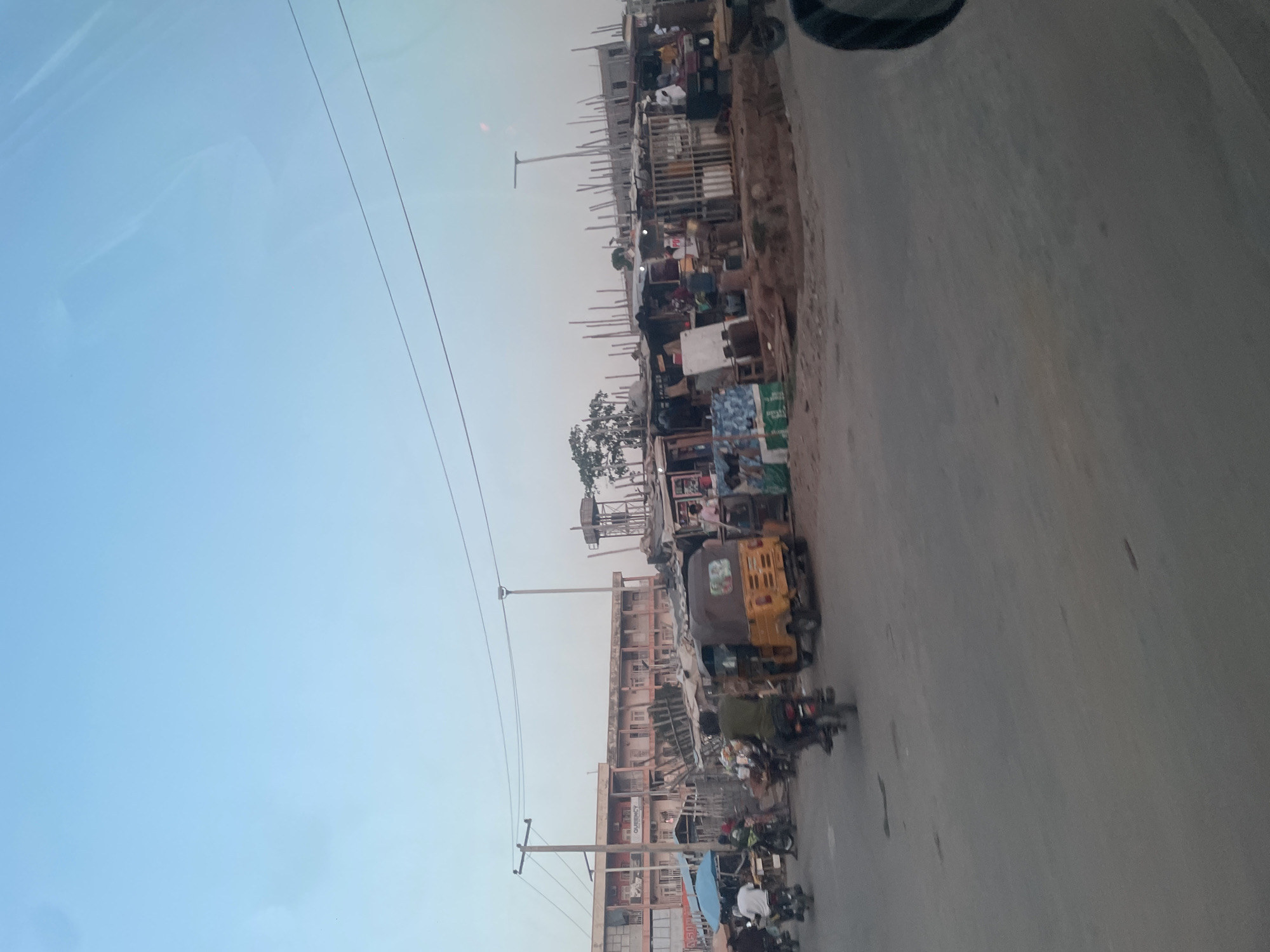 Ordinary street life documented across Abuja during evening hours