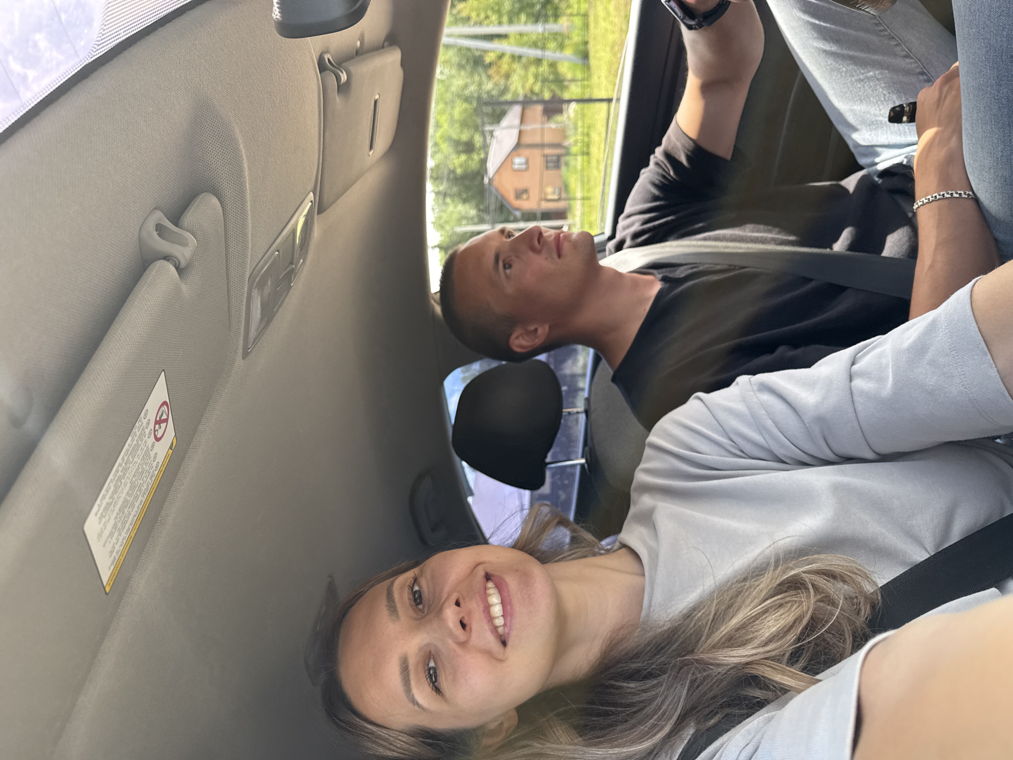 Casual car moments in Chaikovsky on a June morning