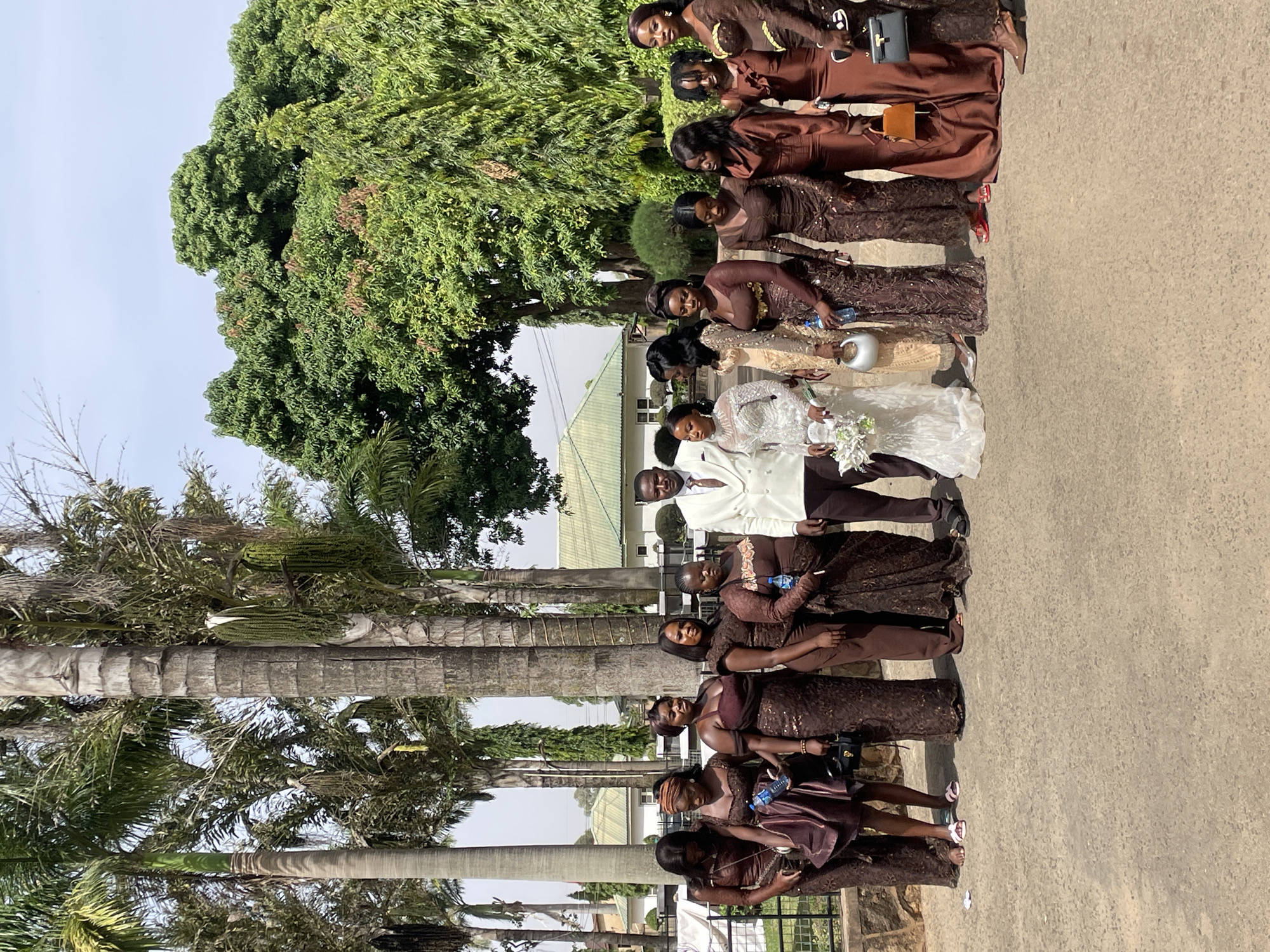 Wedding celebration with speeches and dancing in Jos, Nigeria