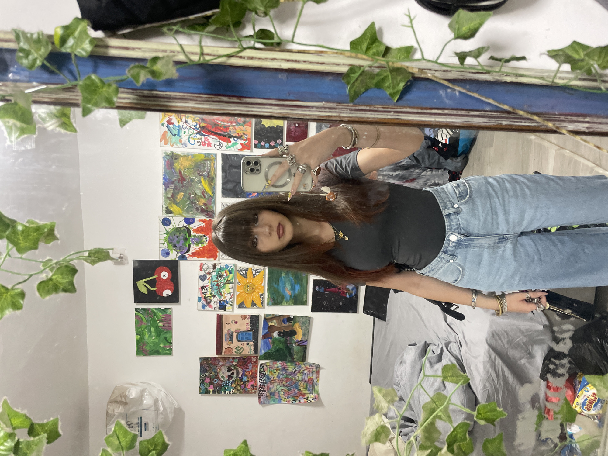 Quick selfie session around Raanana, indoors and out