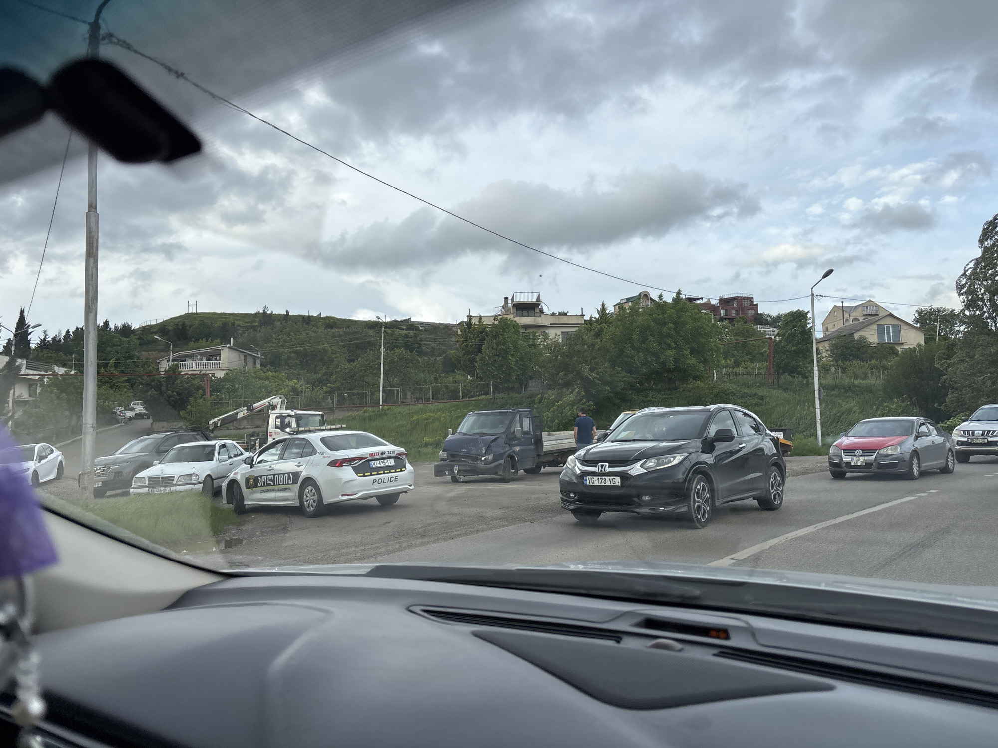 Vehicles spotted on Tbilisi streets and rural areas