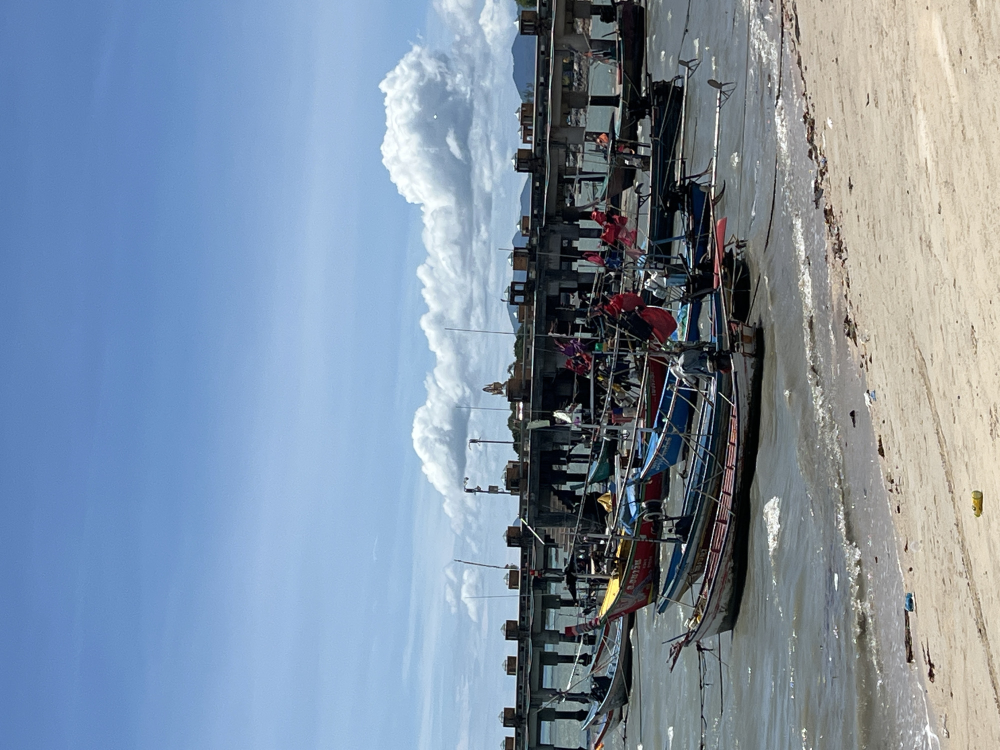Coastal morning in Baan Bang Rak — work, sea, and quiet moments