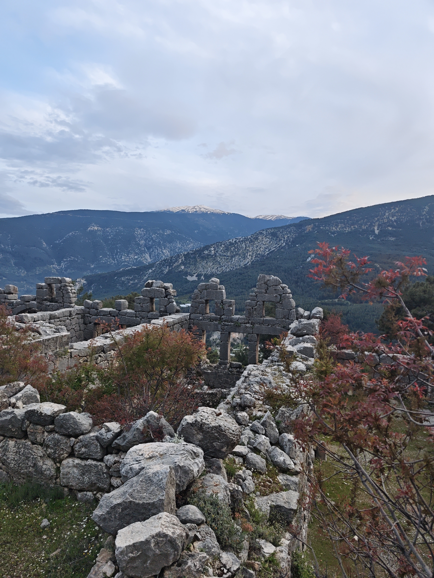 Ancient ruins documented at archaeological site in Finike, Turkey