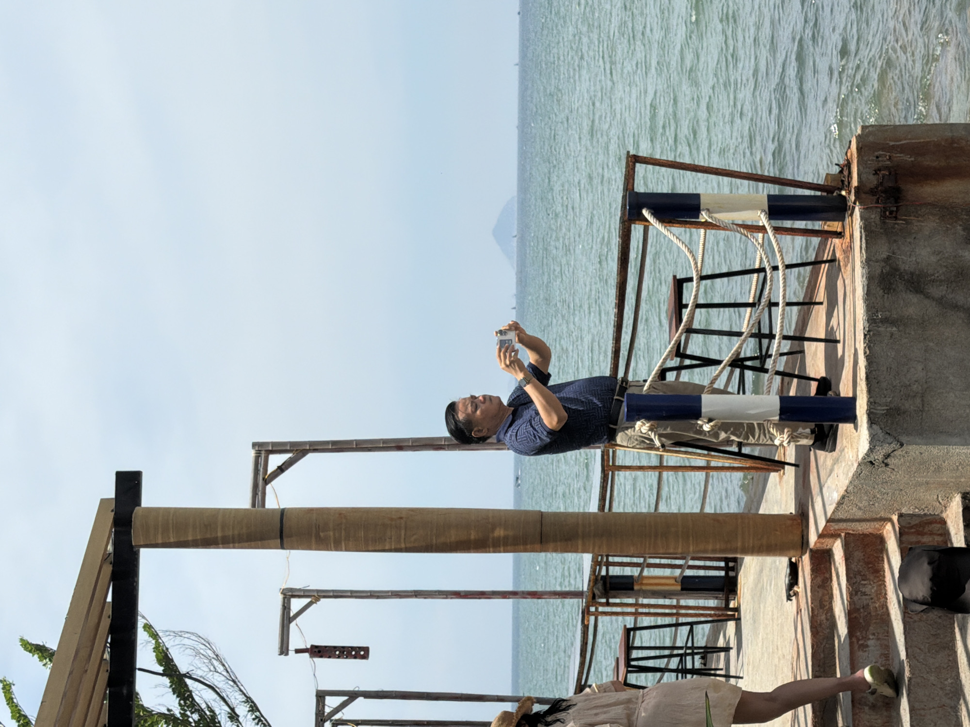 Quiet morning along Nha Trang's beach and streets